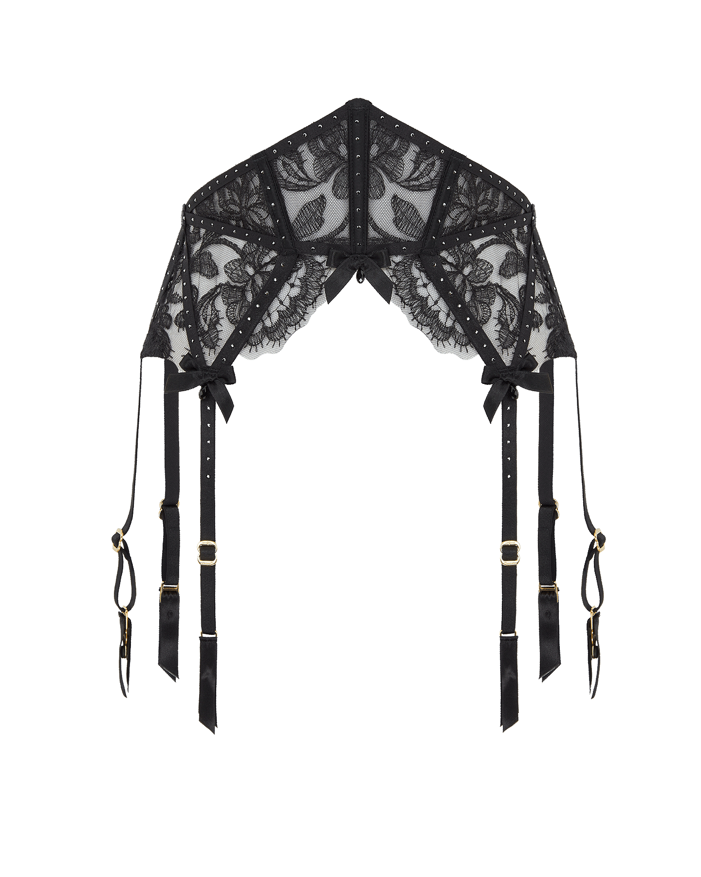 Agent Provocateur Krystabell Suspender Black Size 5