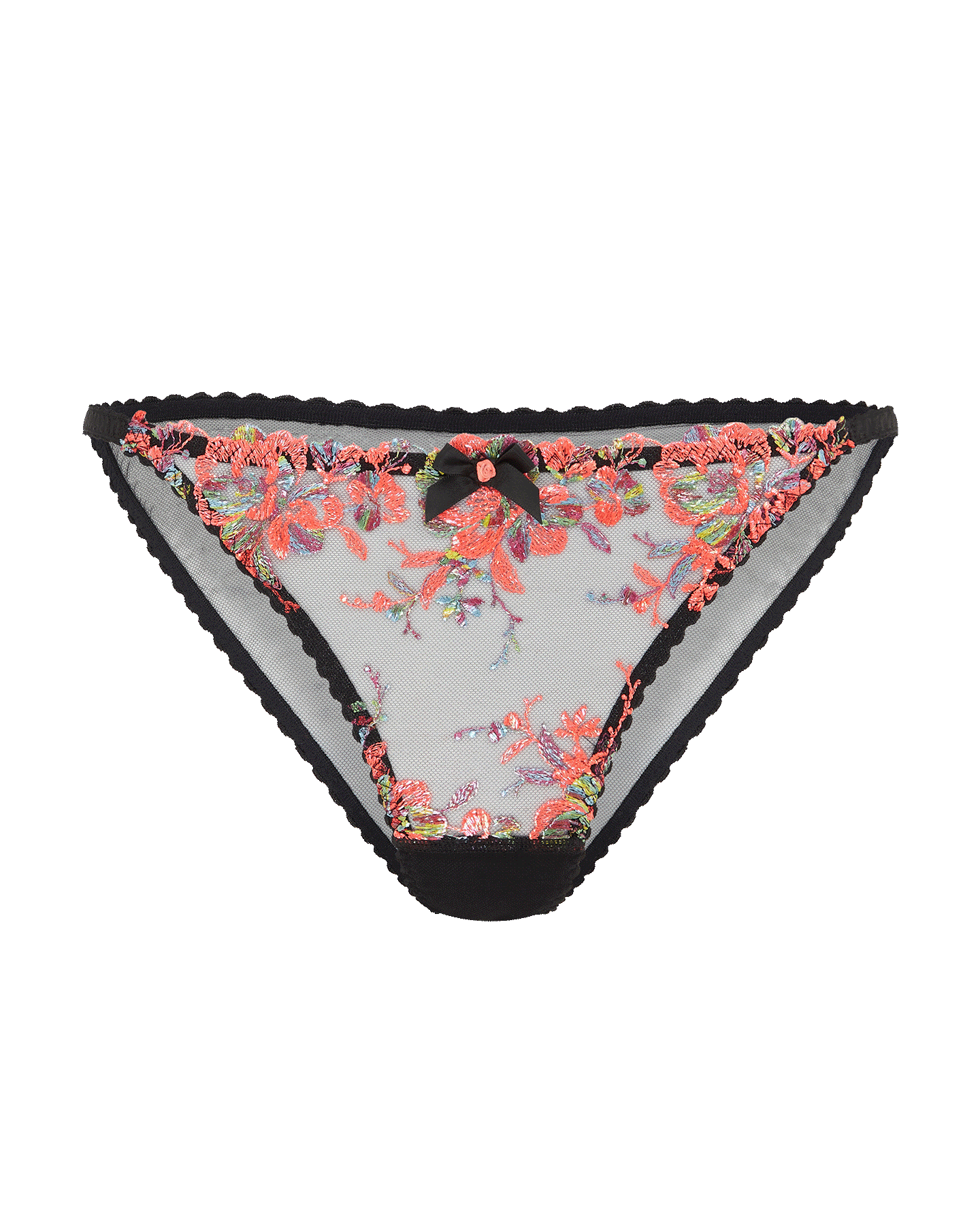 Lexx Full Brief in Black/Neon Orange | By Agent Provocateur Outlet