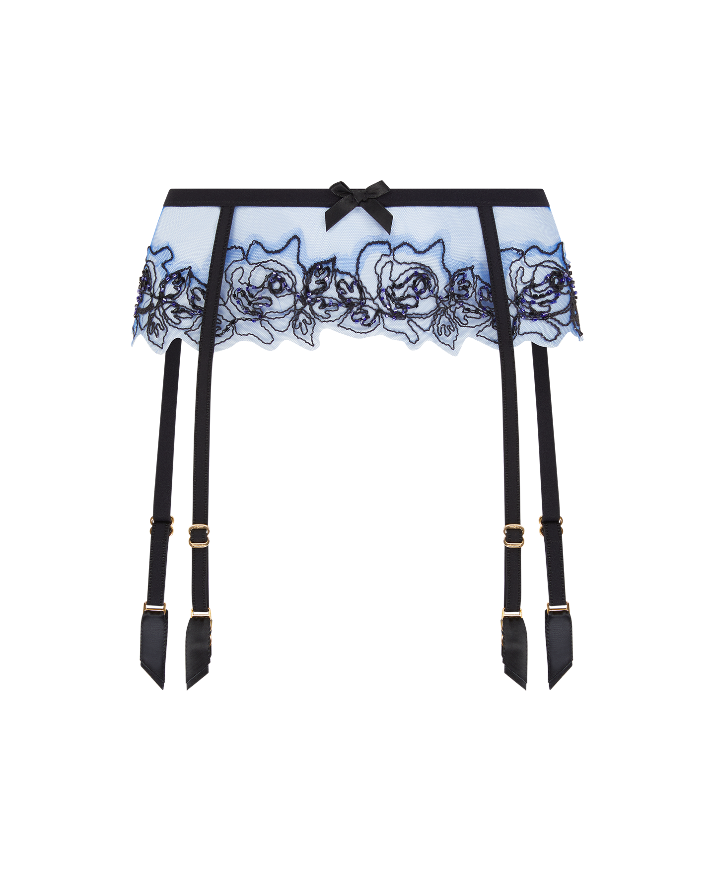 Lindie Suspender in Navy/Black | By Agent Provocateur