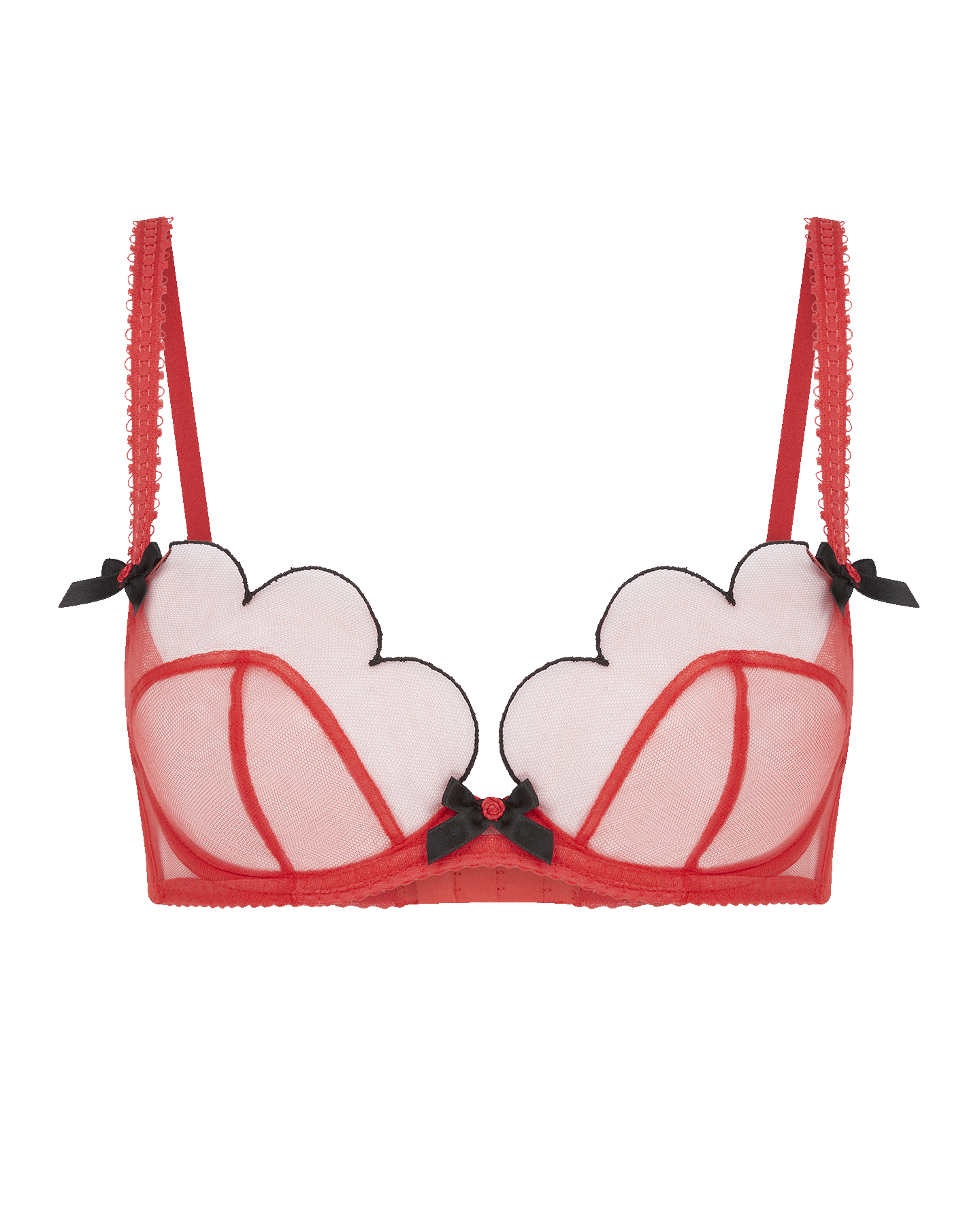 Lorna Plunge Underwired Bra in Red | By Agent Provocateur Lorna Plunge Underwired Bra in Red | By Agent Provocateur