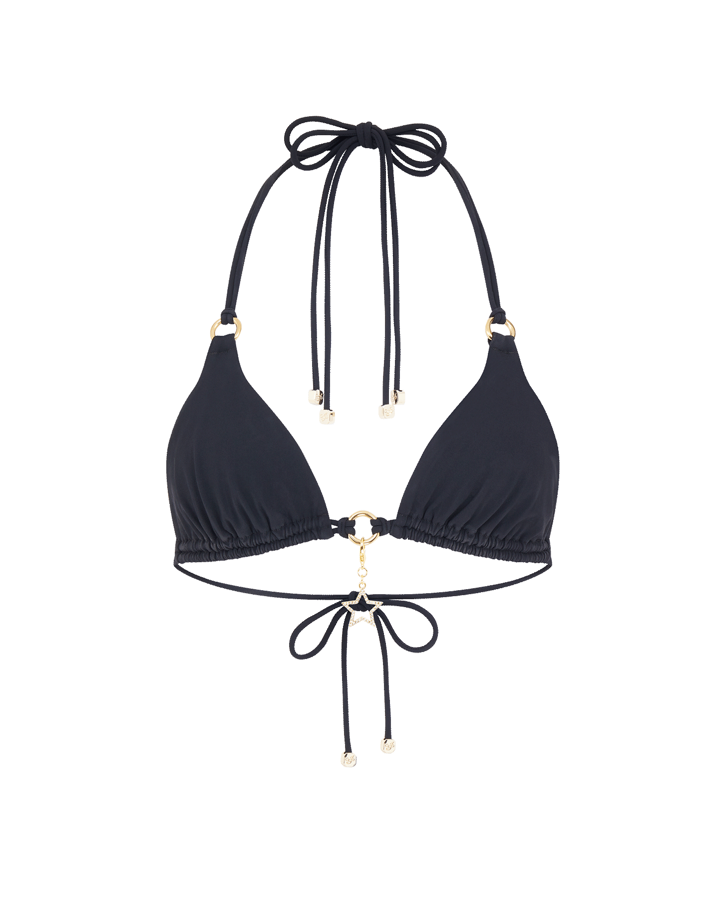Malisa Bikini Top in Black/Gold By Agent Provocateur All Swimwear