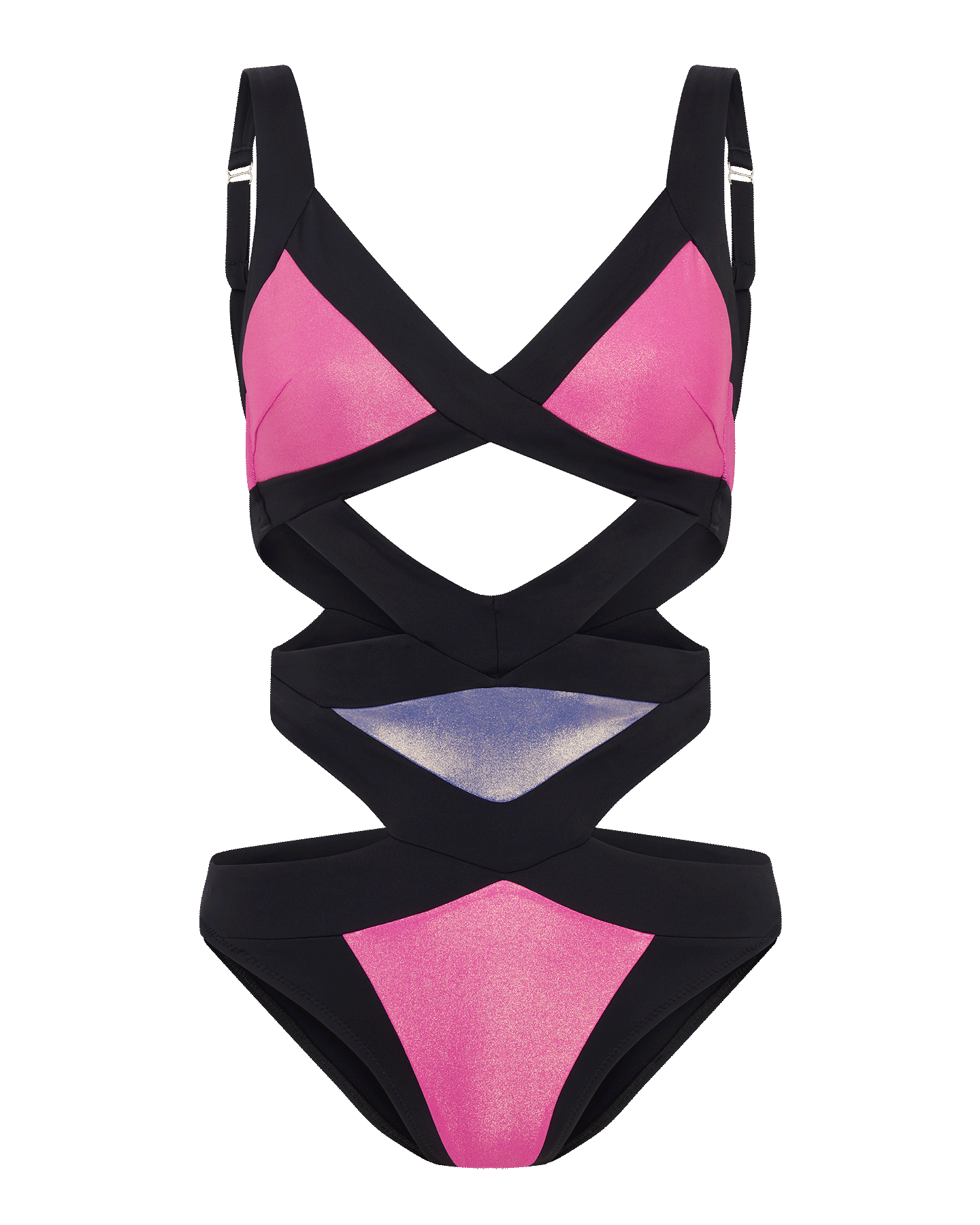 Mazzy Swimsuit in Pink/Cobalt | By Agent Provocateur Outlet
