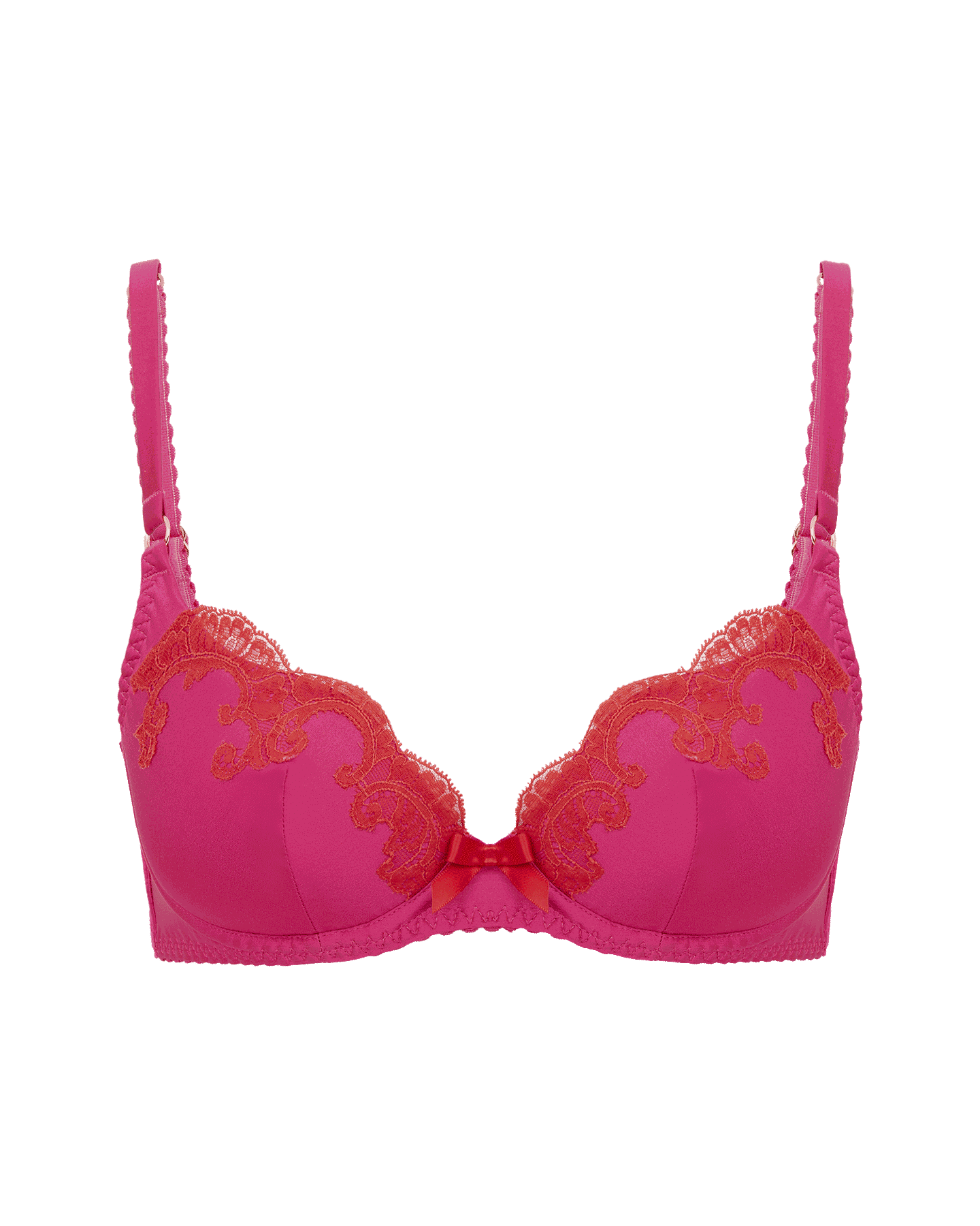 Smoky pink underwired Tencel plus-size bra - SENSE