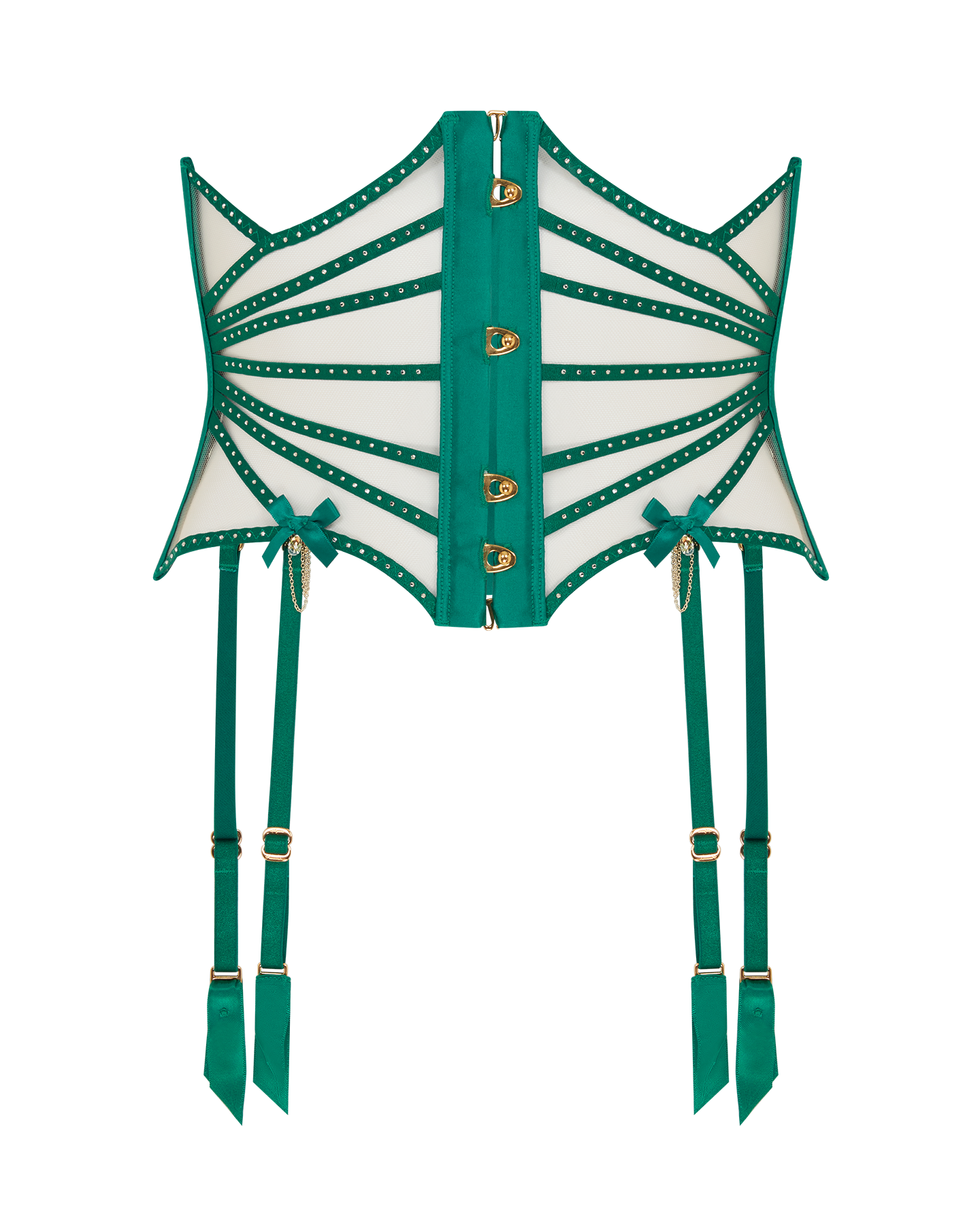 Rubi Waspie in Green/Flesh| By Agent Provocateur