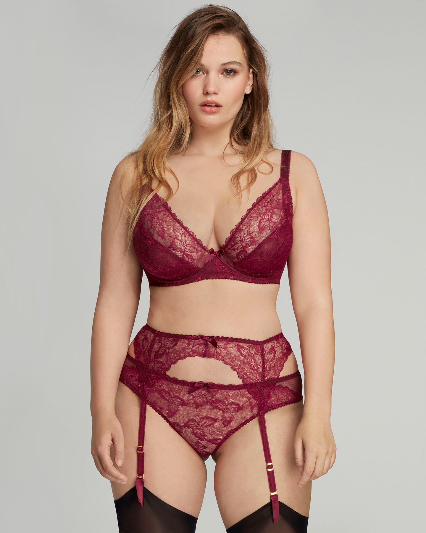 Leni Suspender in Red | By Agent Provocateur Sale