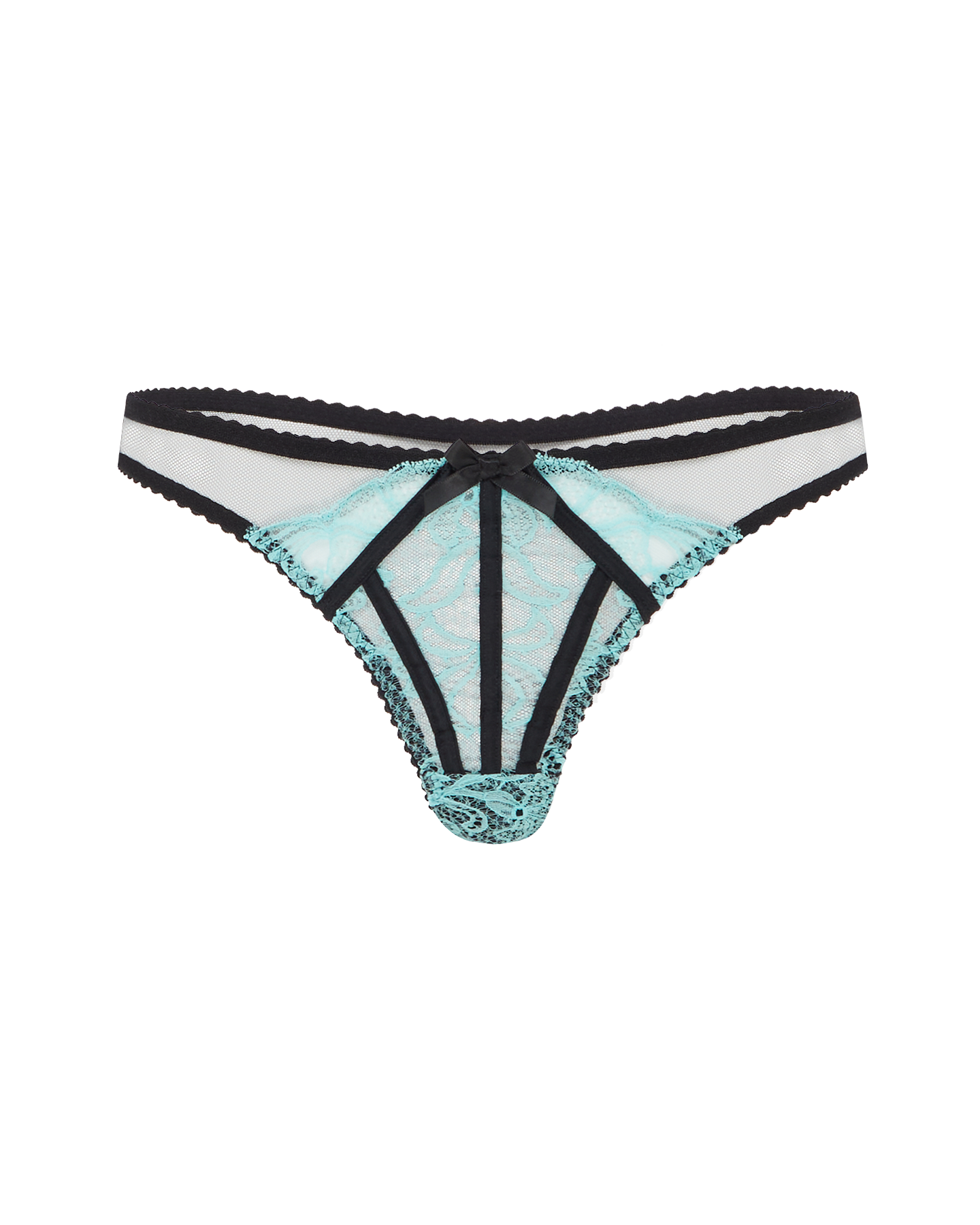 Rozlyn Trixie in Mint/Black| By Agent Provocateur New In