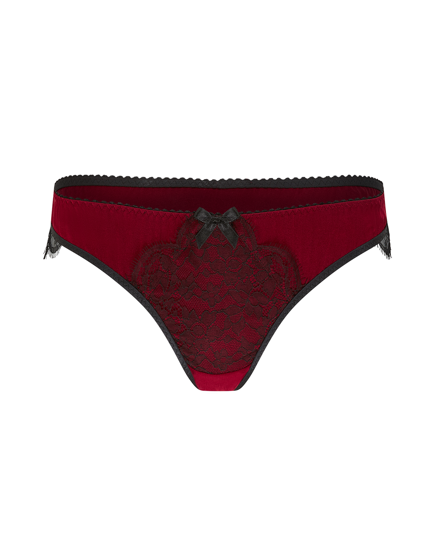 Sammi Thong in Burgundy/Black | By Agent Provocateur