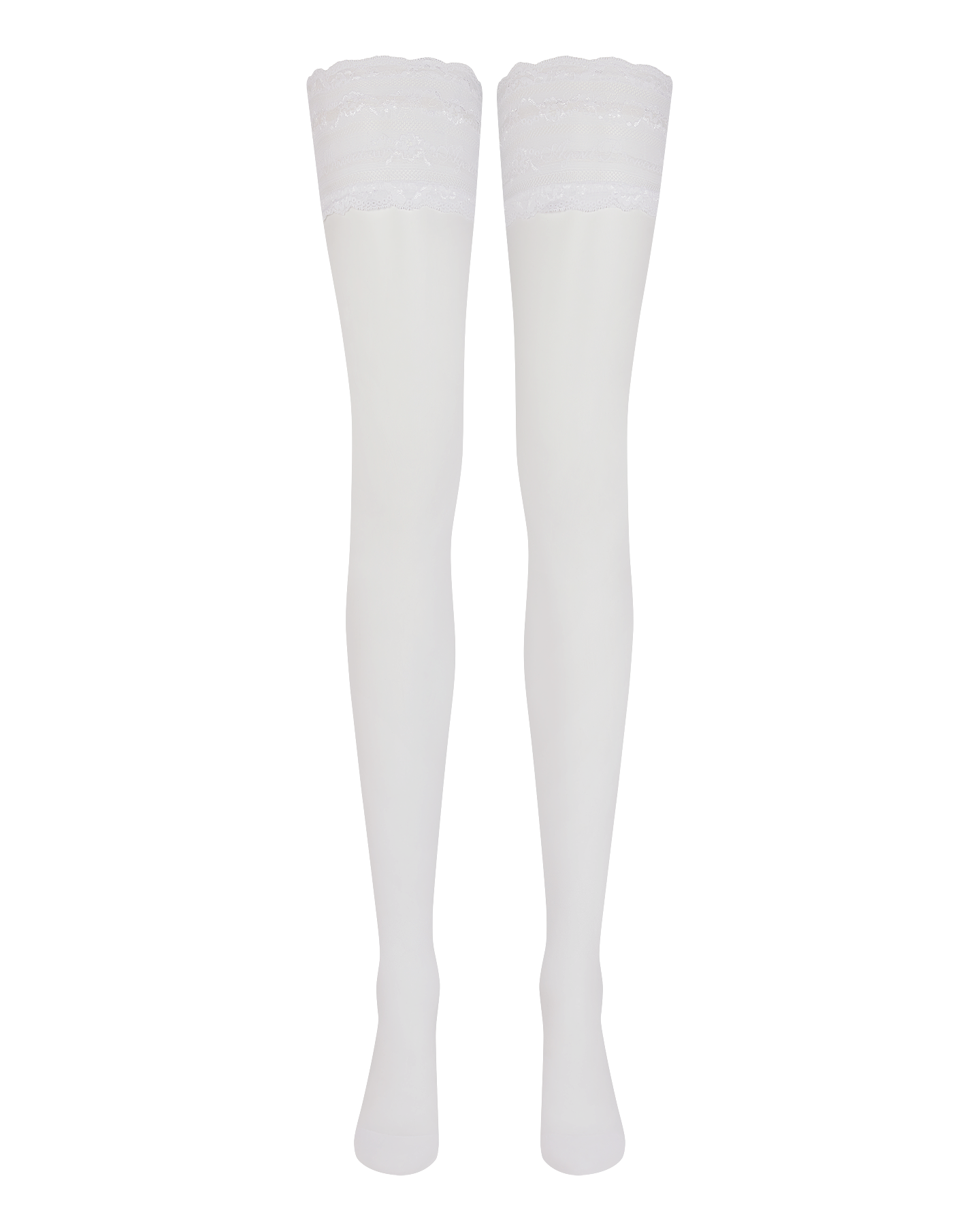 Neeve Hold Ups in White | By Agent Provocateur All Accessories