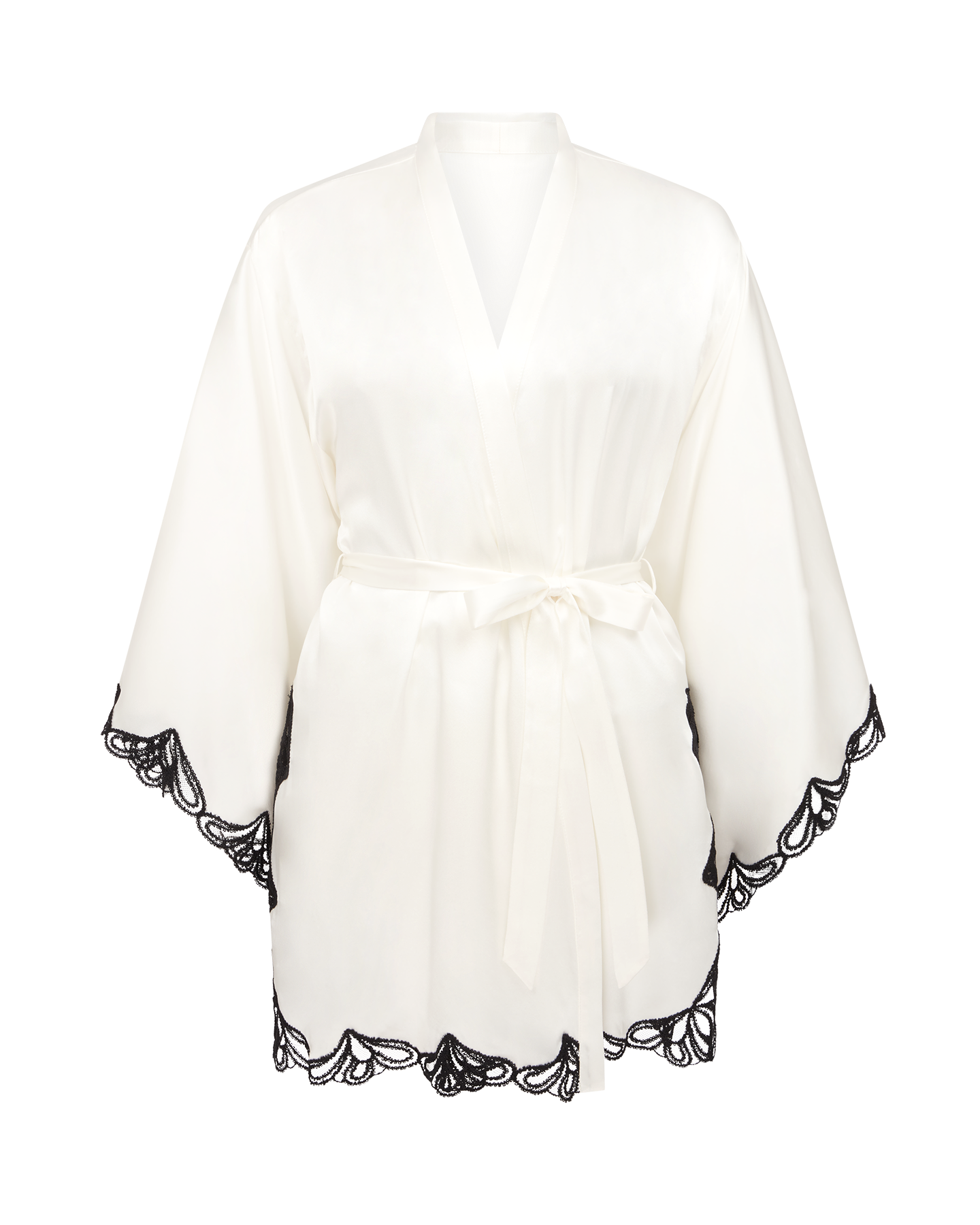 Ensemble Agent Provocateur - Kimono Court Et Slip En Soie Rose, Taille S/M, NEUF Avec étiquettes