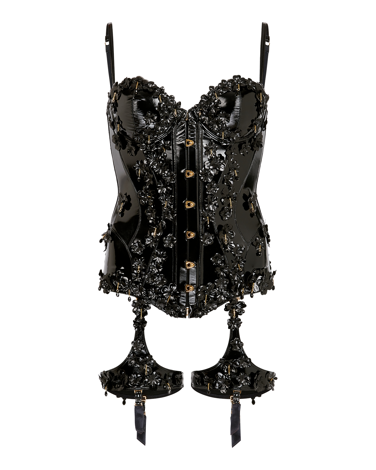 agent provocateur コルセット Lilathe Corset in Black/Black | By Agent Provocateur