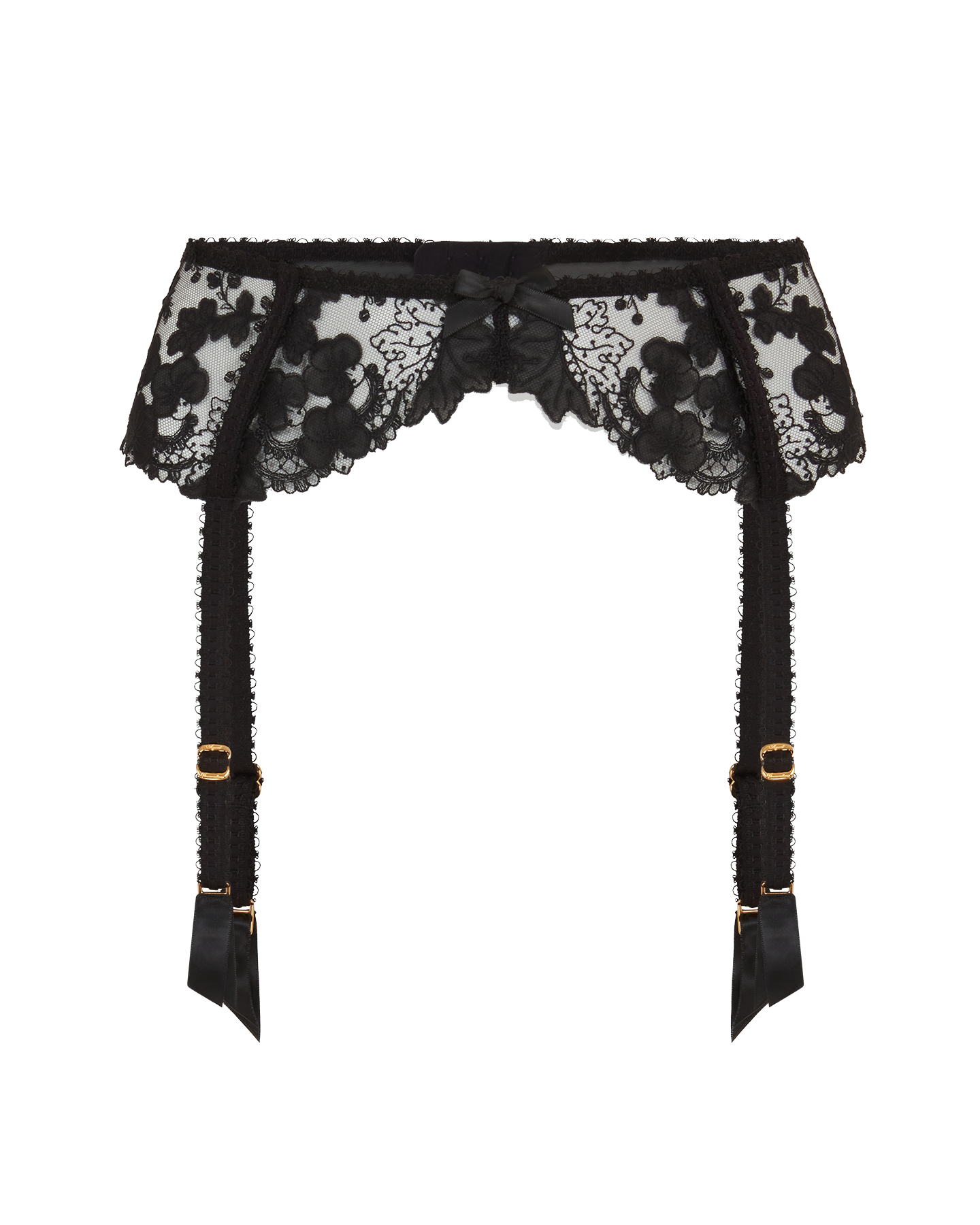 Posy Suspender in Black/Black | By Agent Provocateur New In