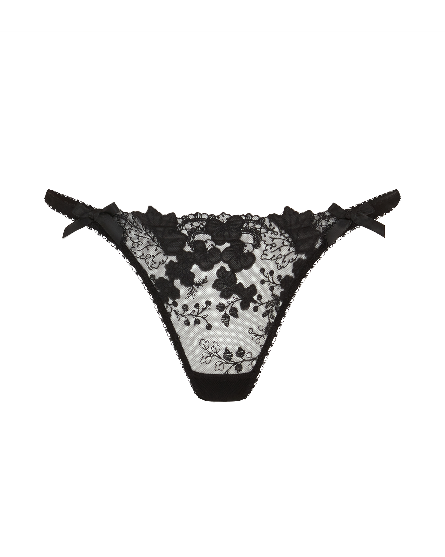 Posy Trixie Thong in Black/Black | By Agent Provocateur