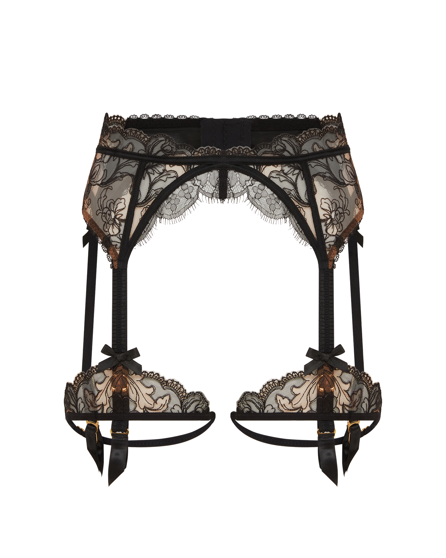 Cyndi Suspender in Black/Sand | By Agent Provocateur