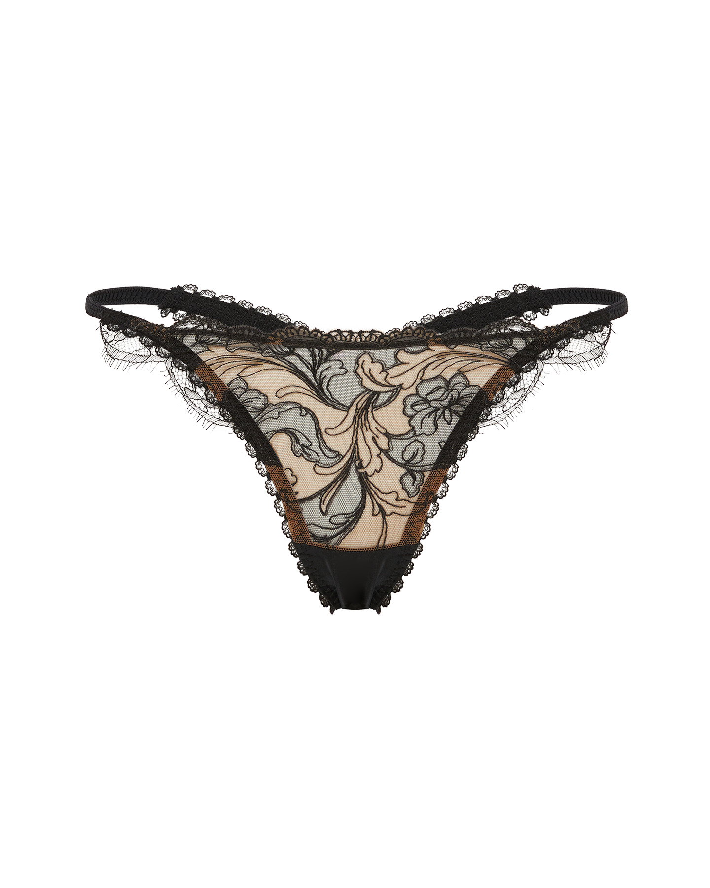 Cyndi Thong in Black/Sand | By Agent Provocateur