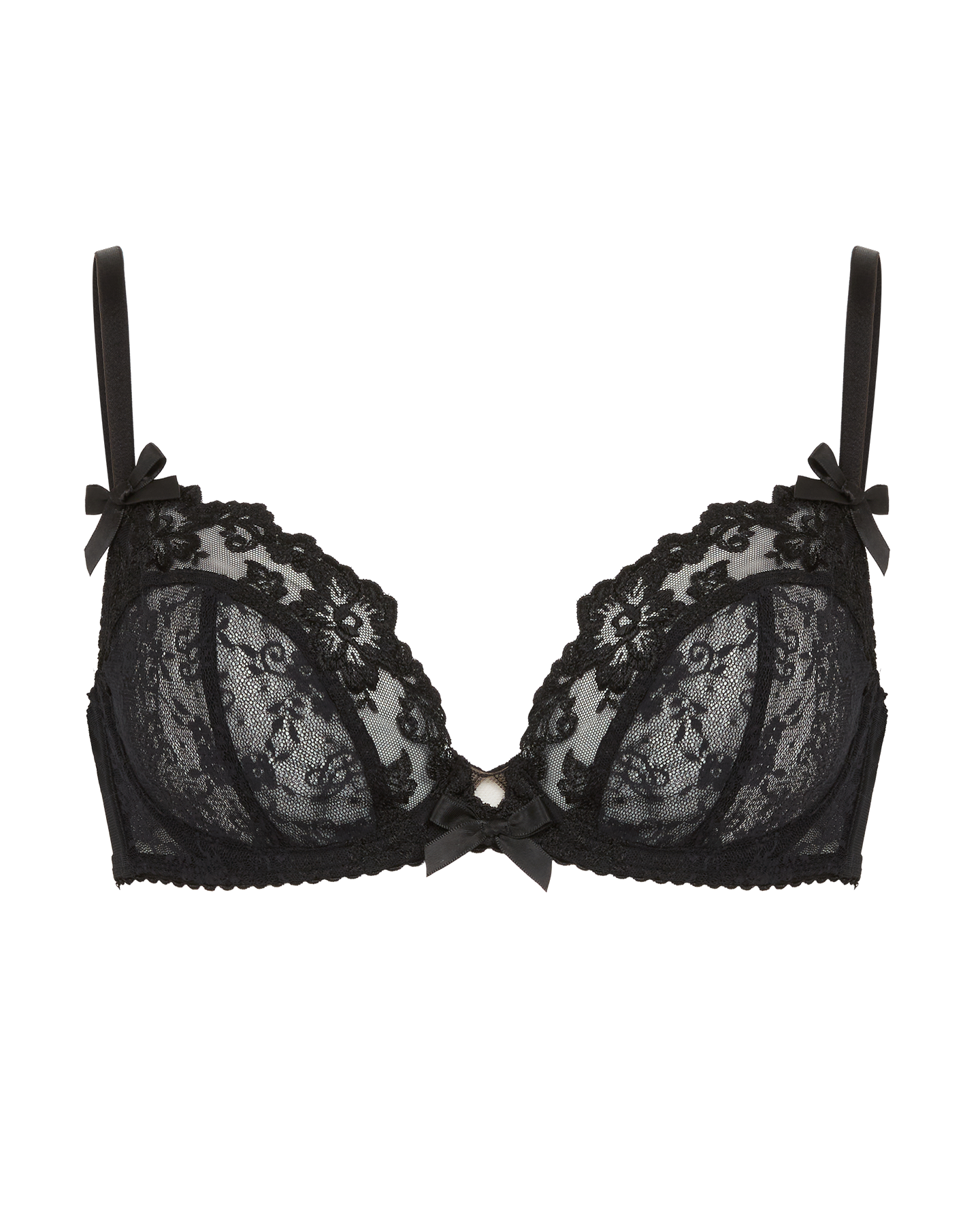 Josephina Plunge Underwired Bra in Black | By Agent Provocateur