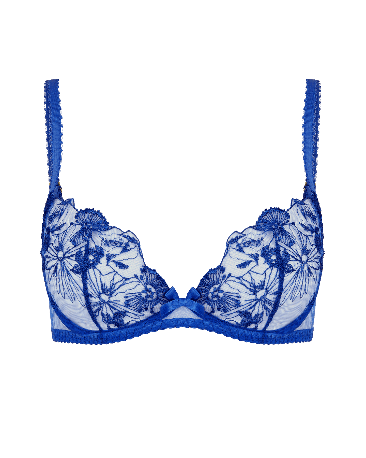 NWT AGENT PROVOCATEUR Jayce Blue Bra Brief Set 34C 4 $129.99 - PicClick