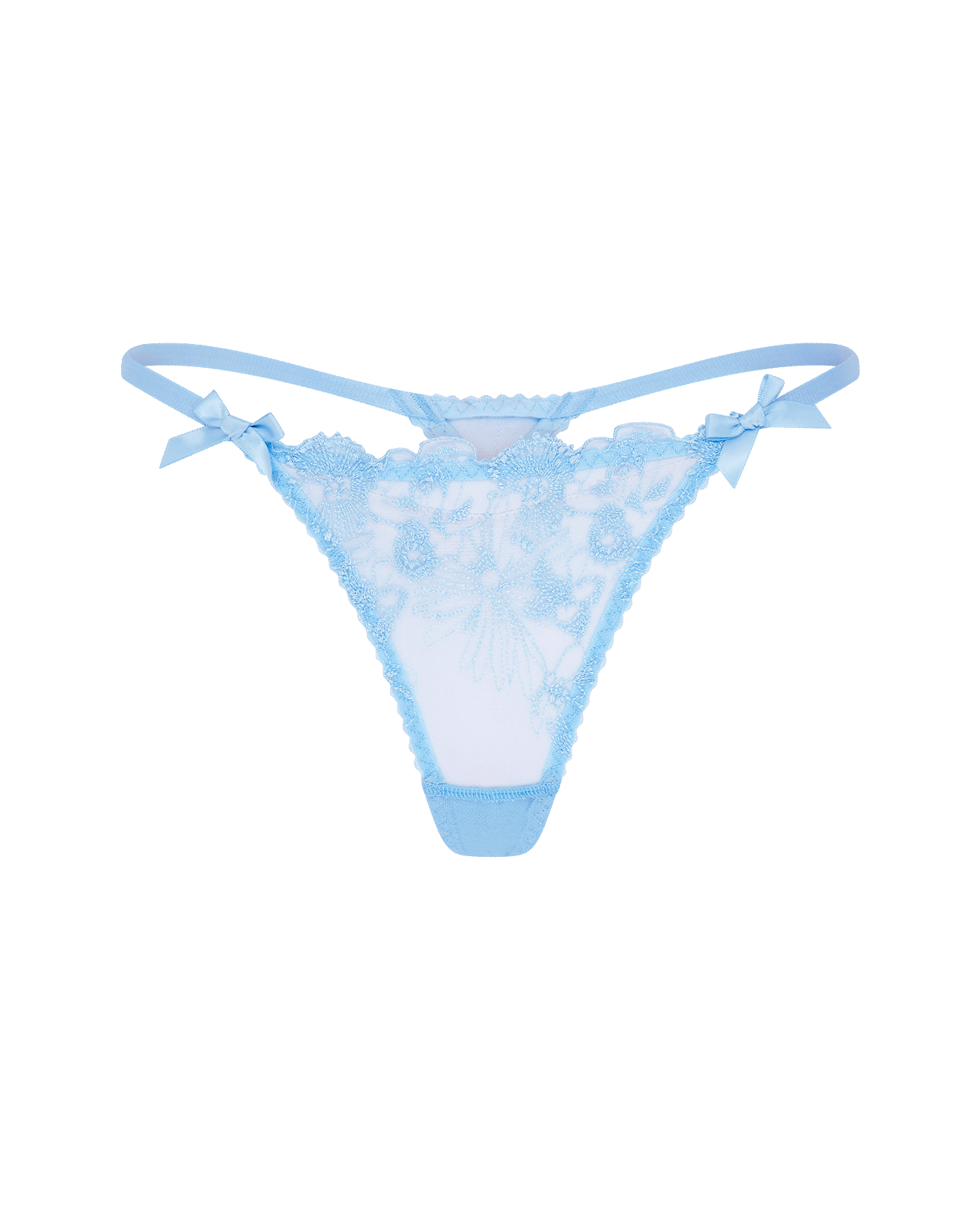 Jayce Thong in Baby Blue | By Agent Provocateur