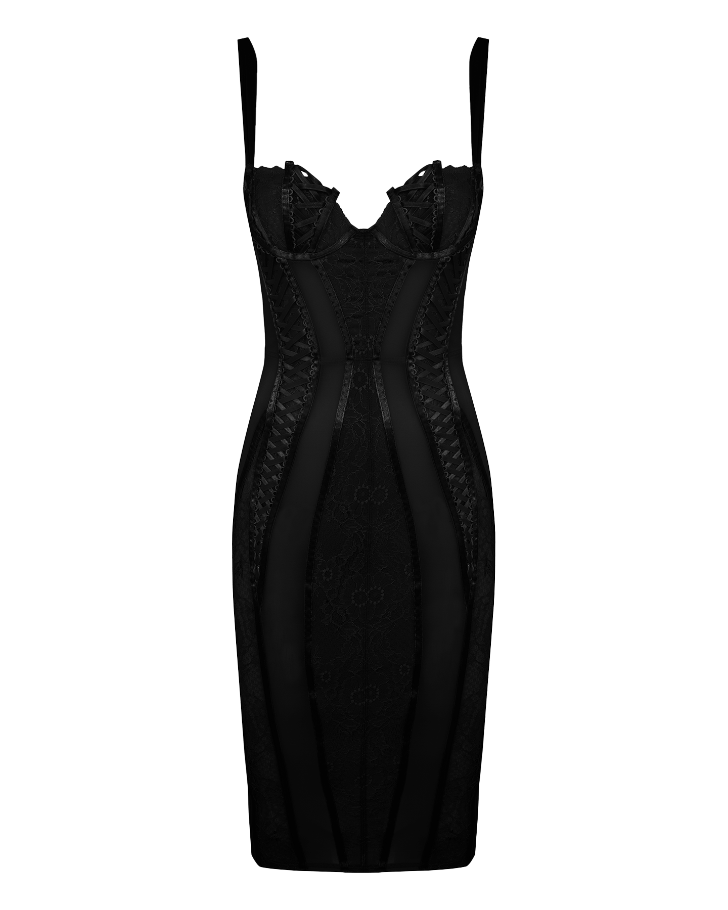Peachy Dress in Black By Agent Provocateur All Clothing