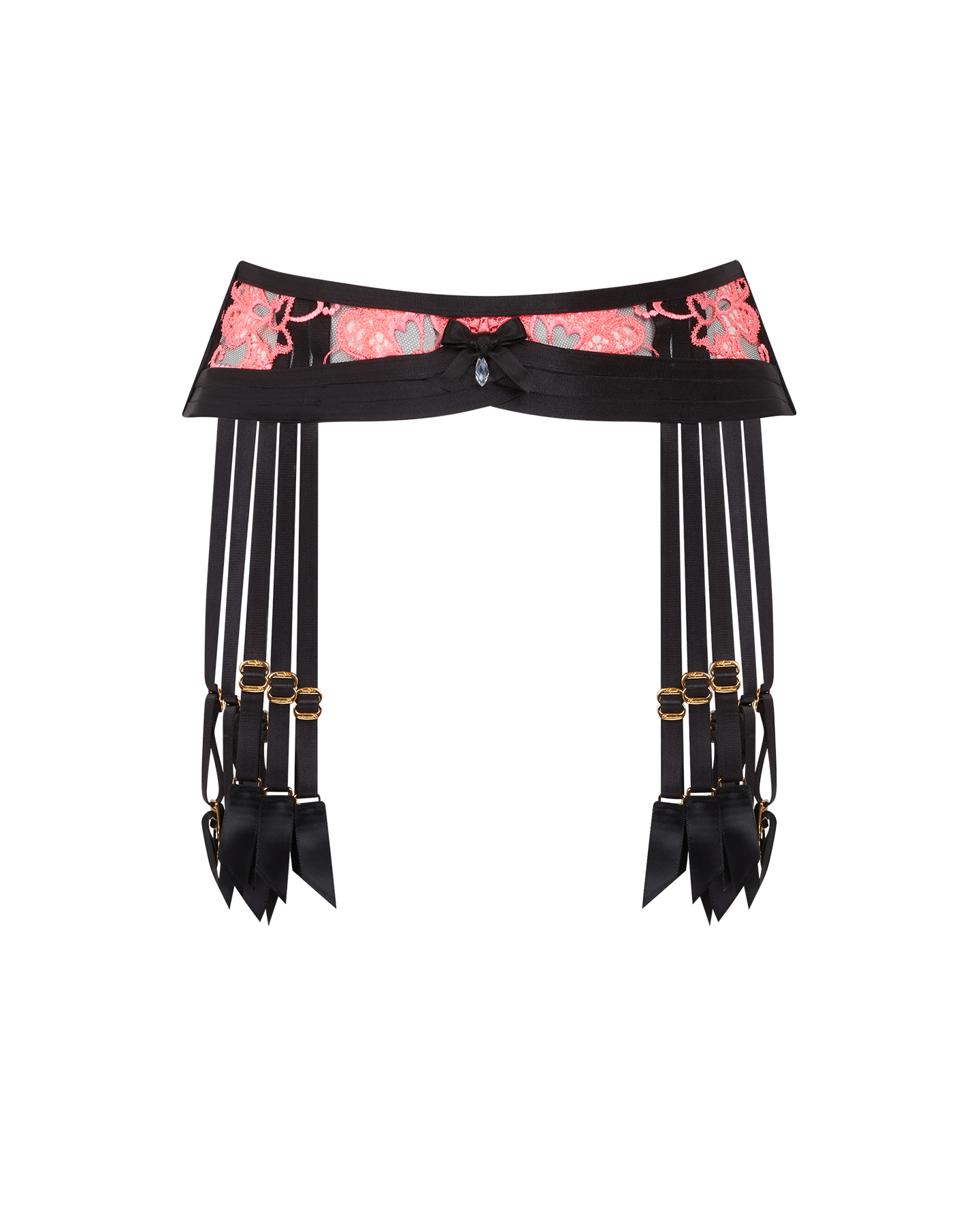 Dioni Standard in Black/Neon Pink| By Agent Provocateur