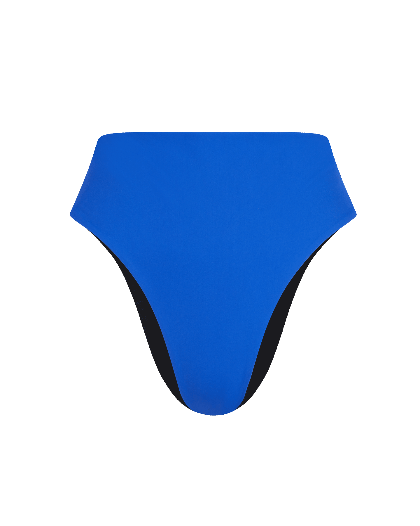 Suky Reversible High Waisted Bikini Bottom in Blue | By Agent Provocateur