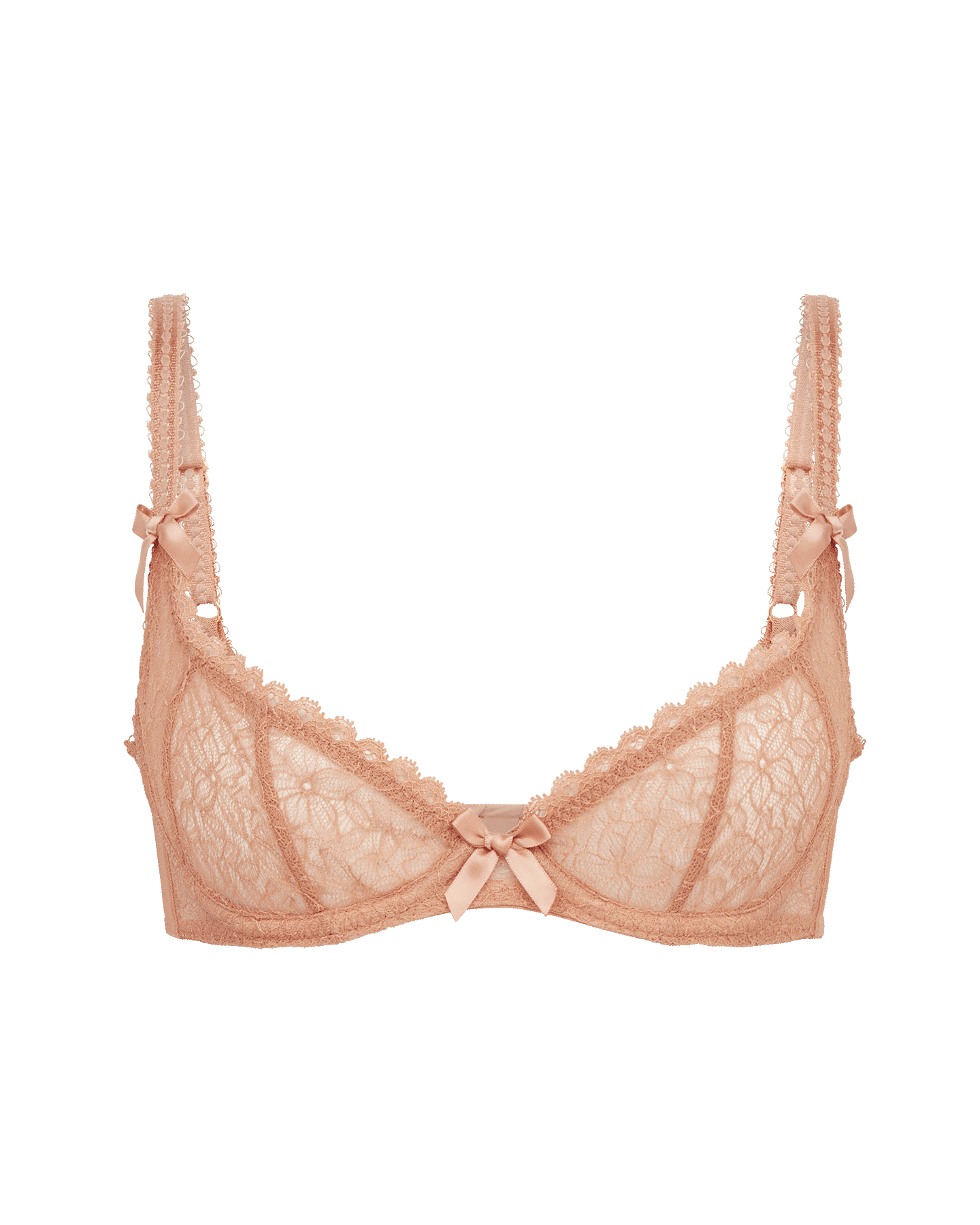 Aliza Plunge Underwired Bra in Praline By Agent Provocateur