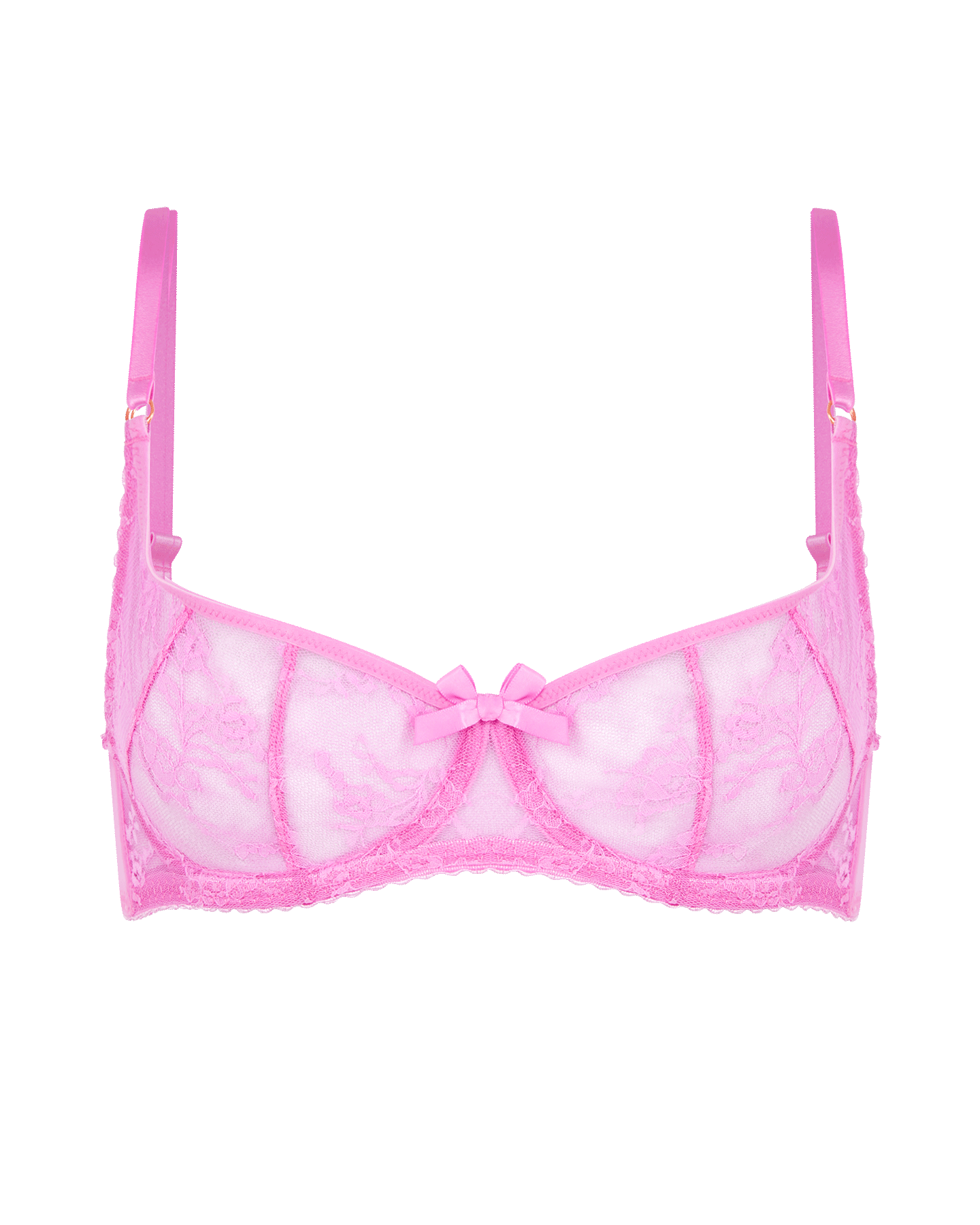 Sachaa Balconette Underwired Bra in Pink | By Agent Provocateur