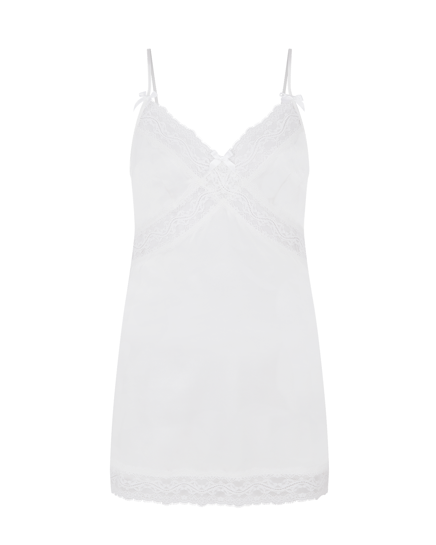 Mayya Short Slip in White | By Agent Provocateur