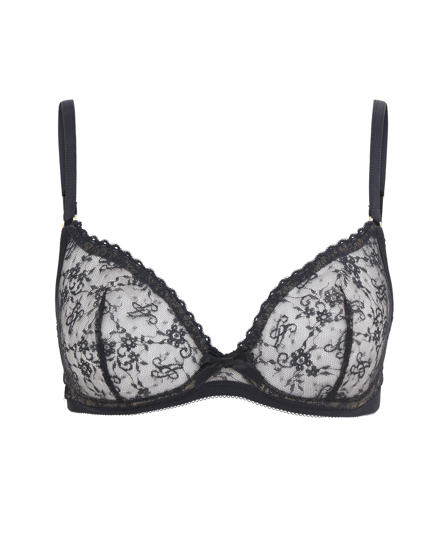Agent Provocateur Unlined Mesh Lace Bra 34D White Underwire Sheer Bridal -  Helia Beer Co