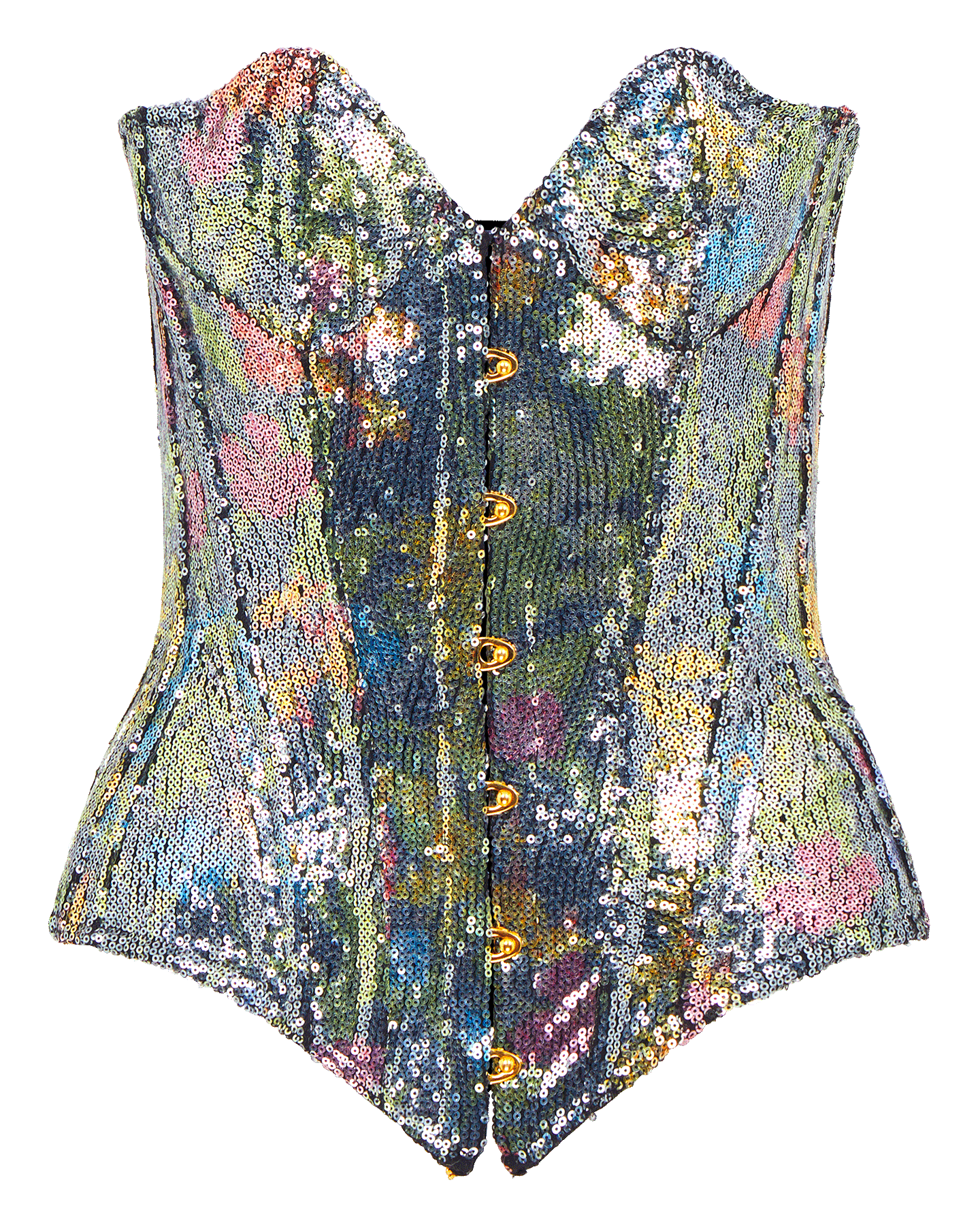 Izzi Corset in Silver/Multi | By Agent Provocateur