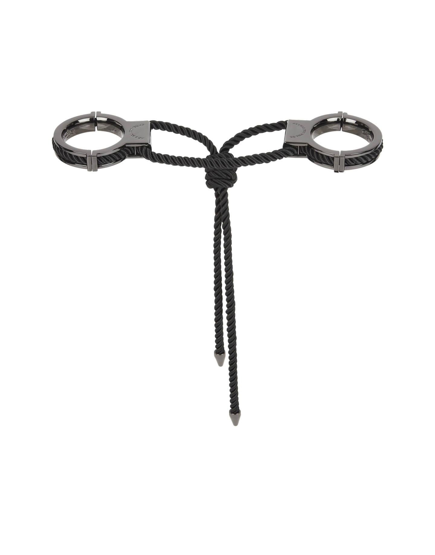 Xena Jewel Double Cuff in Gunmetal | By Agent Provocateur