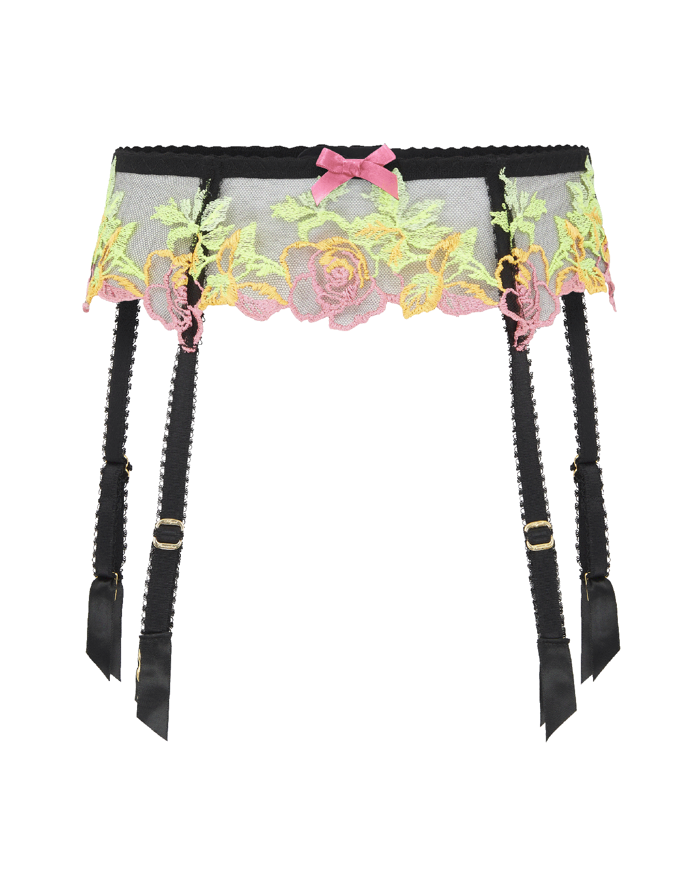 Callypso Suspender in Multi/Black | By Agent Provocateur
