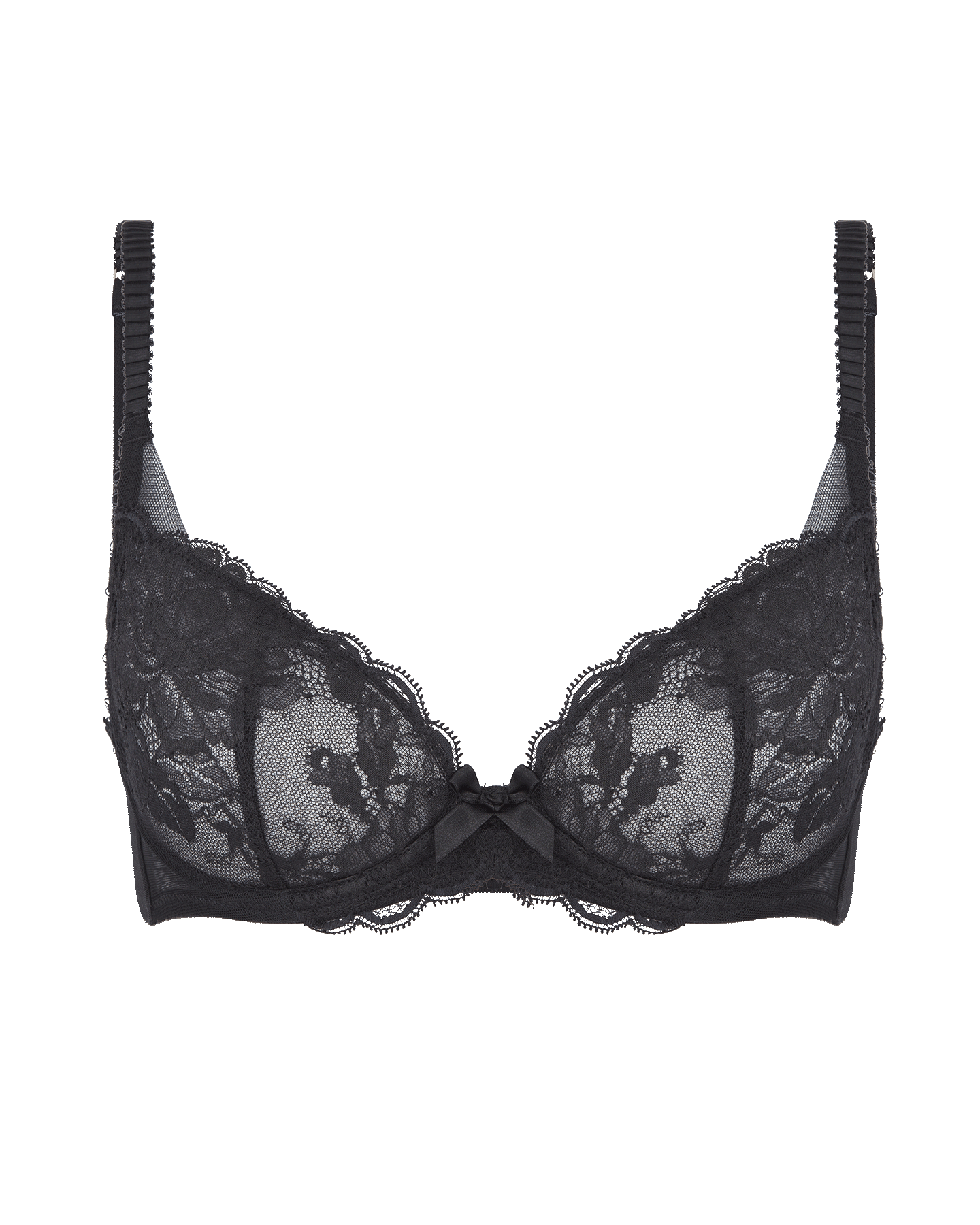 Yara 1 Plunge Underwired Bra in Black | By Agent Provocateur Outlet