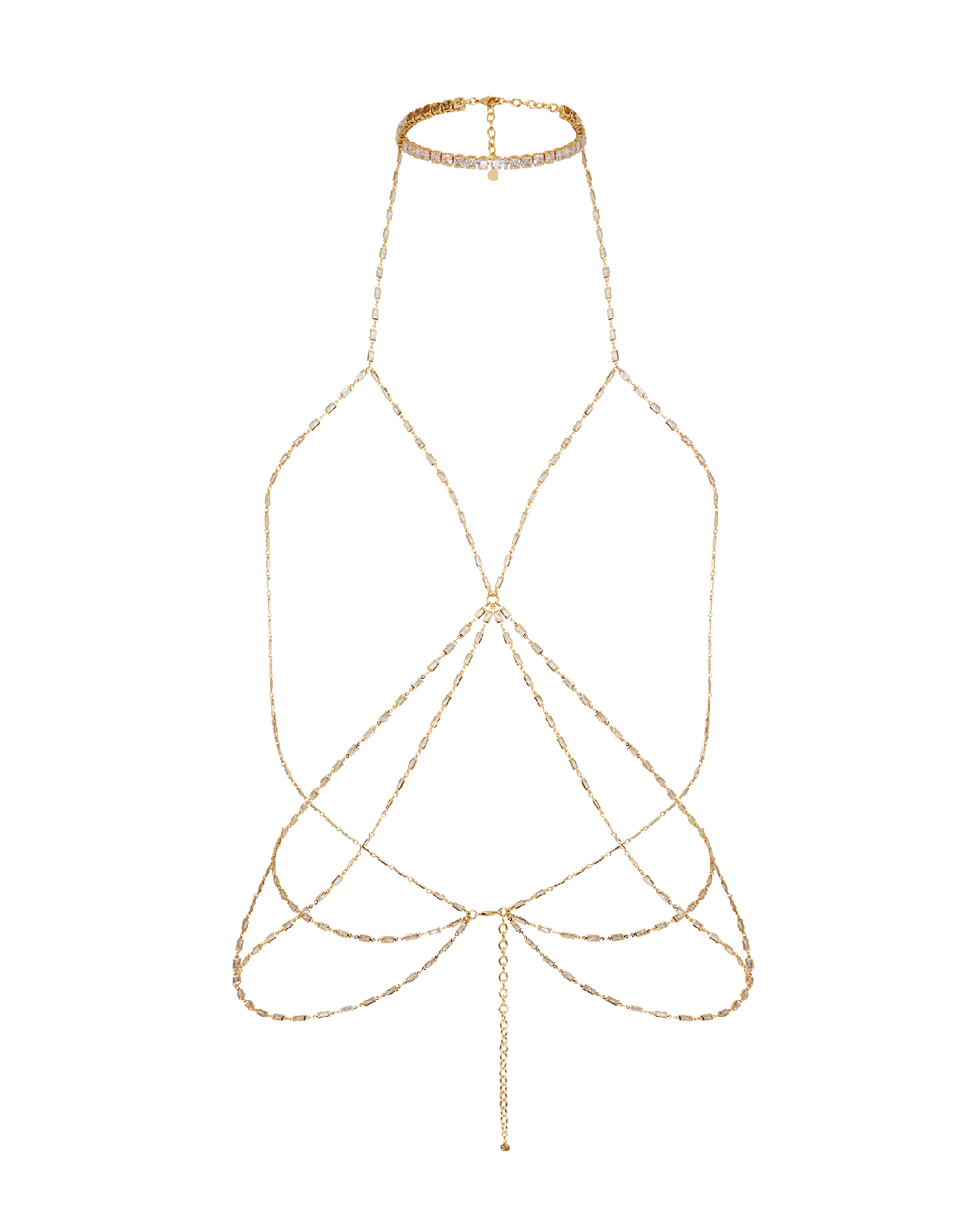 Crestia Body Chain in Gold By Agent Provocateur All Accessories