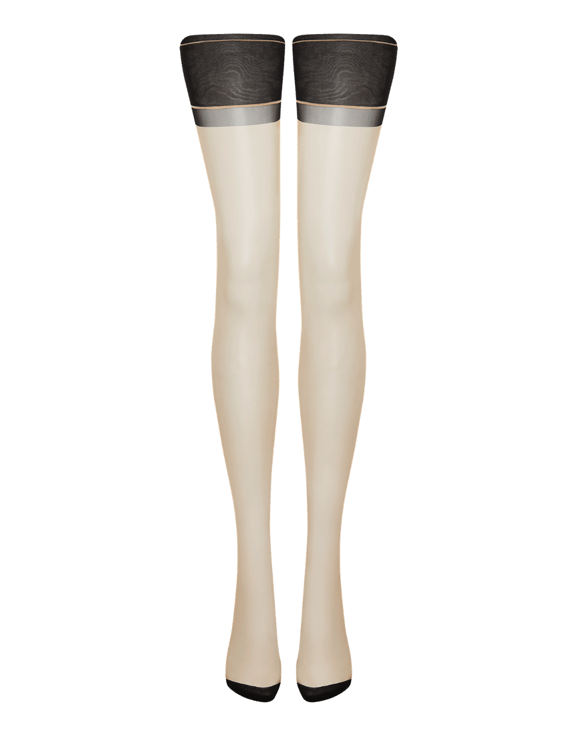 Seam & Heel Stockings Beige | Agent Provocateur