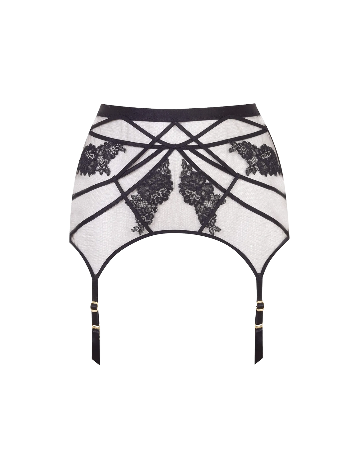 Demelza Suspender Black | Agent Provocateur