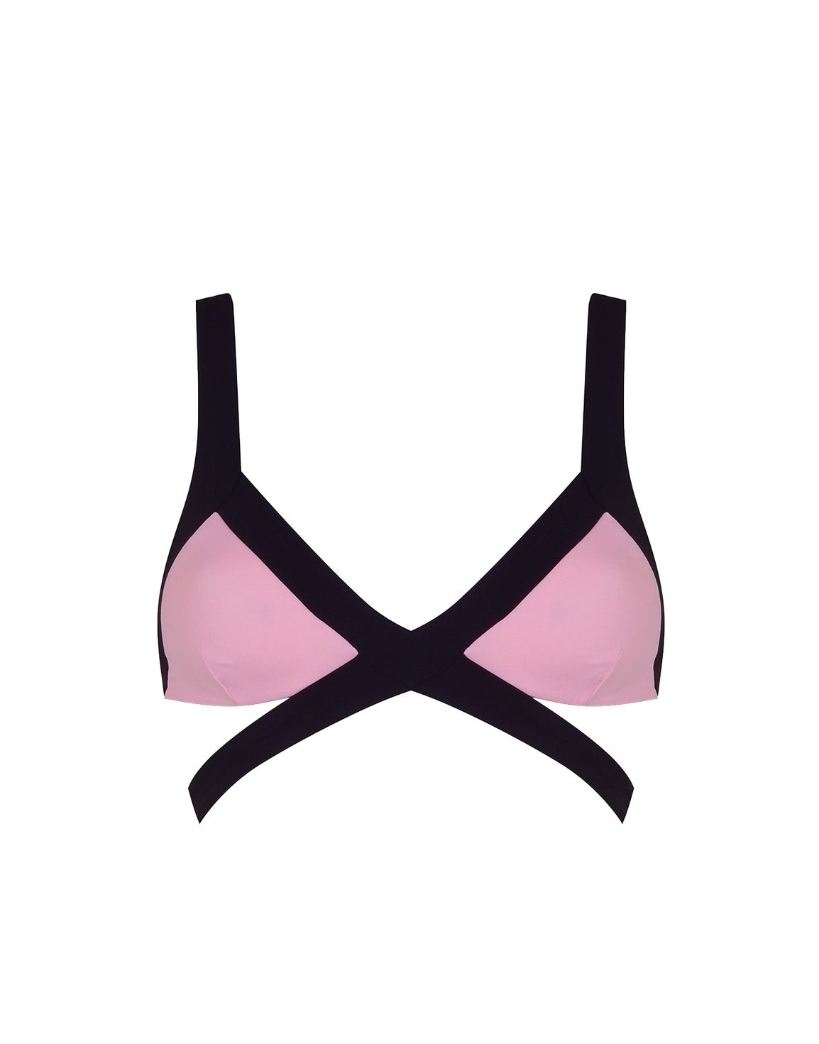 Mazzy Bikini Top Black/Pink | Agent Provocateur