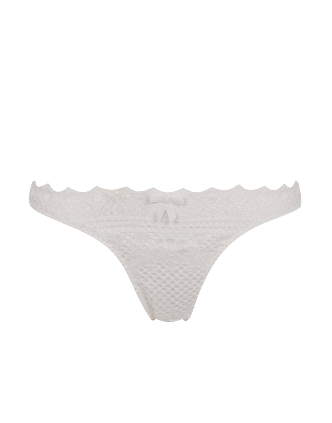 Stone High Waisted Brief White | Agent Provocateur