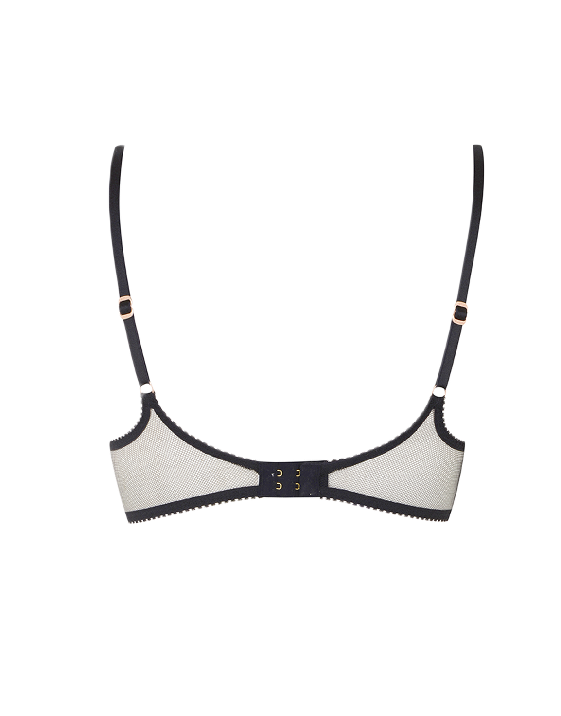 Saffi High Apex Bra Black/Nude | Agent Provocateur