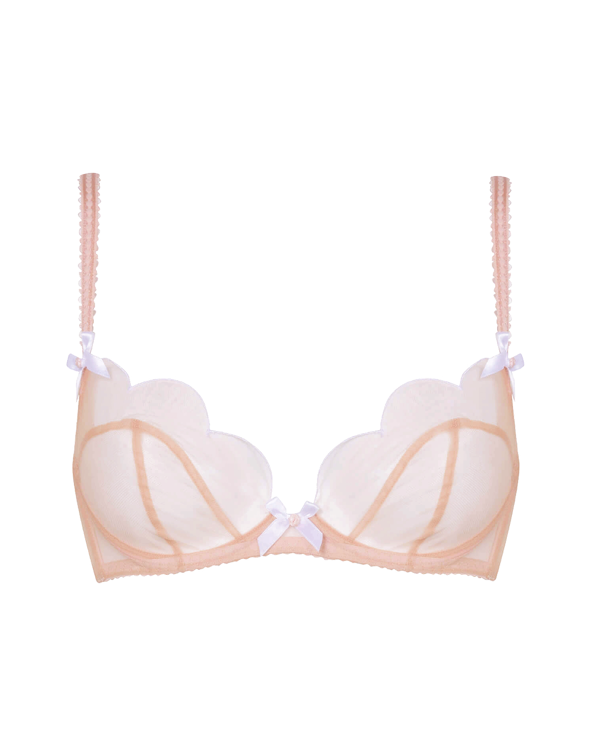 Lorna Plunge Underwired Bra Sand | Agent Provocateur