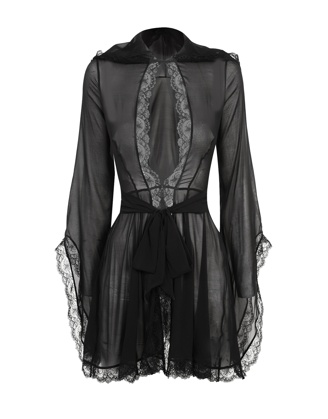 Wanda Pyjama Shirt Black | Agent Provocateur