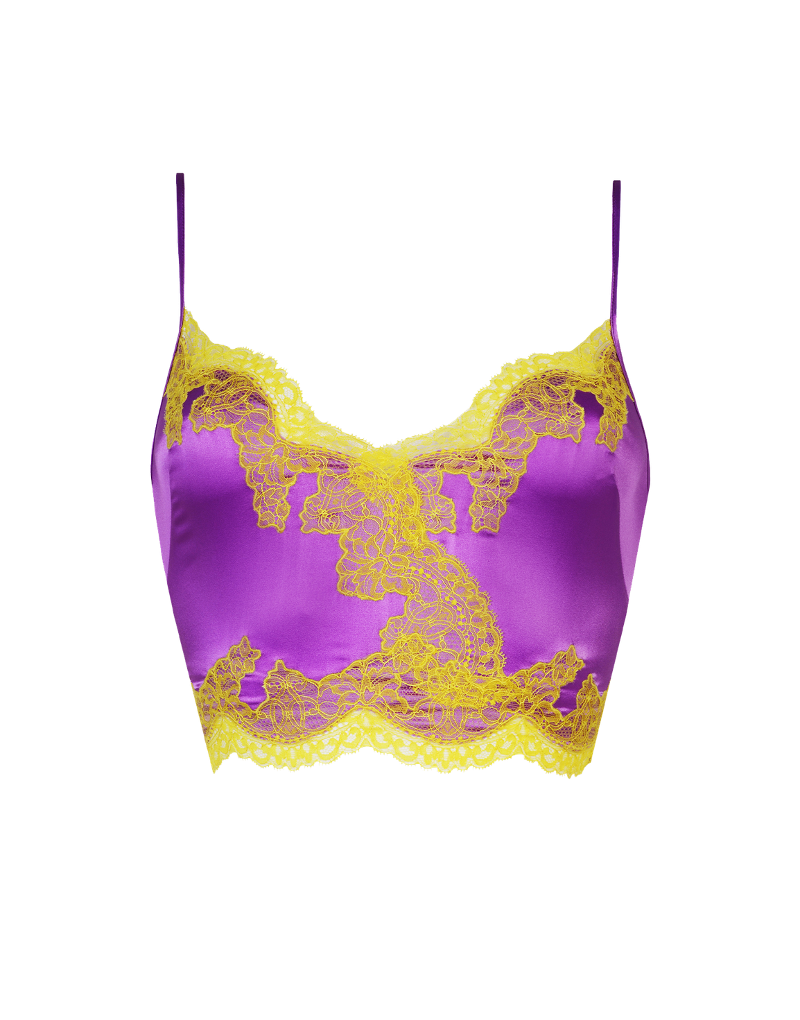 Lucie Short Slip Purple/Yellow | Agent Provocateur