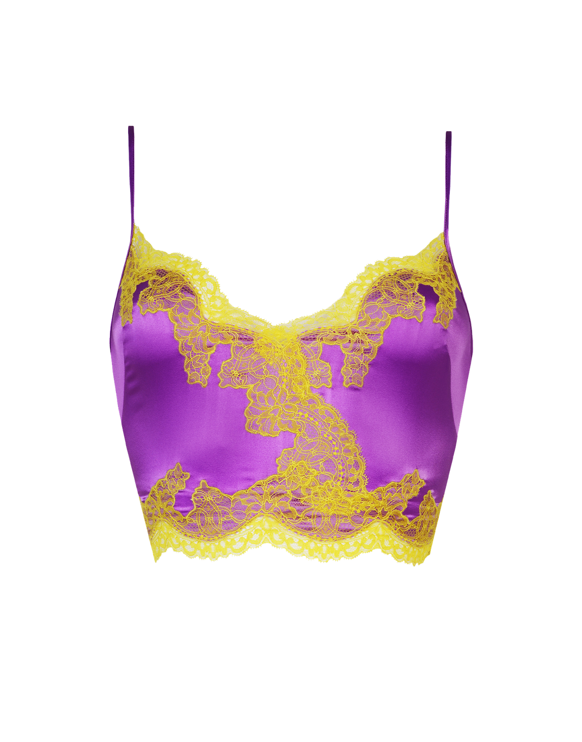 Lucie Short Slip Purple/Yellow | Agent Provocateur