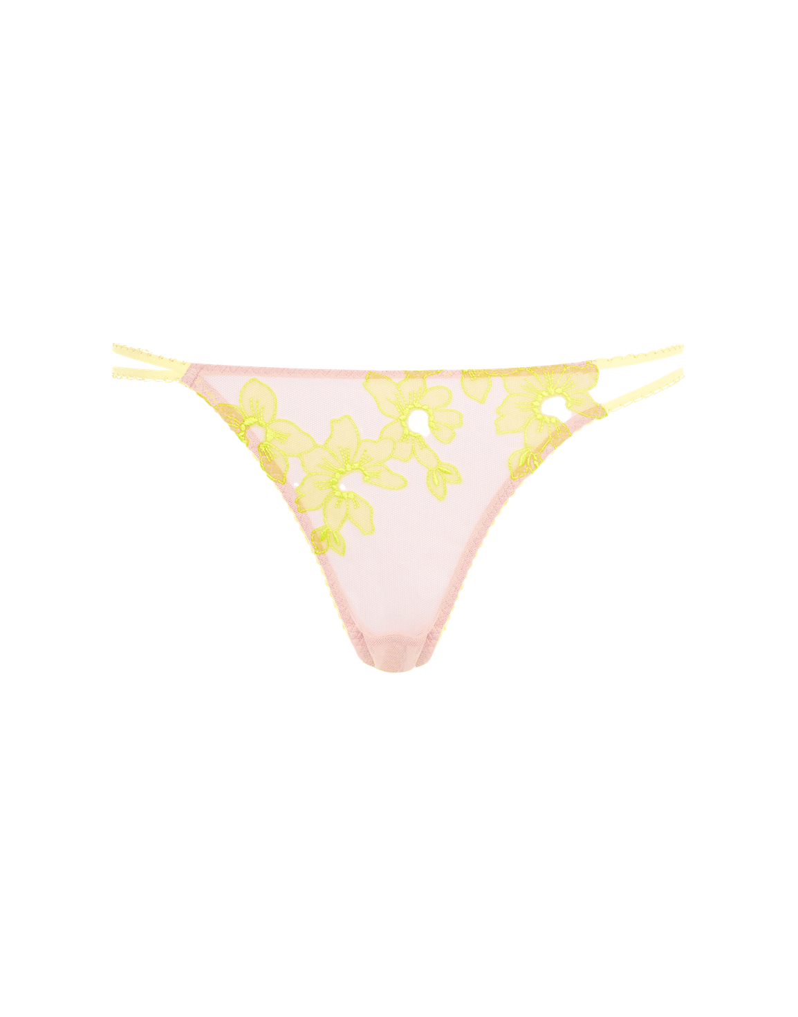 Florelai Full Brief Nude/Yellow | Agent Provocateur
