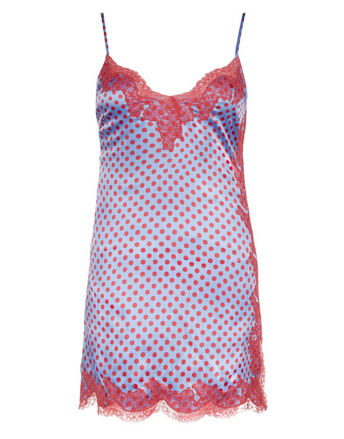 Lucie Short Slip Blue/Pink | Agent Provocateur