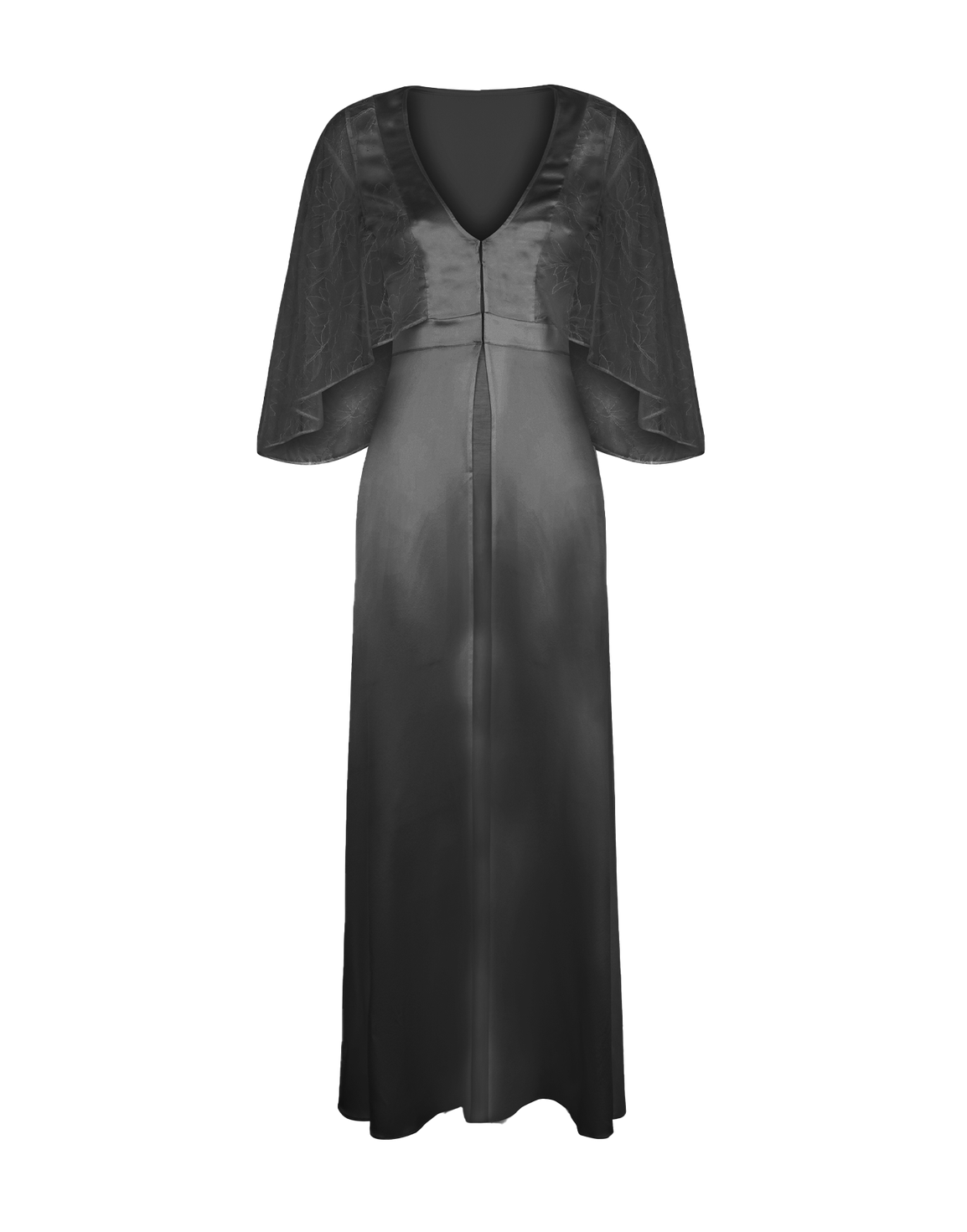 Marla Long Dressing Gown Black | Agent Provocateur