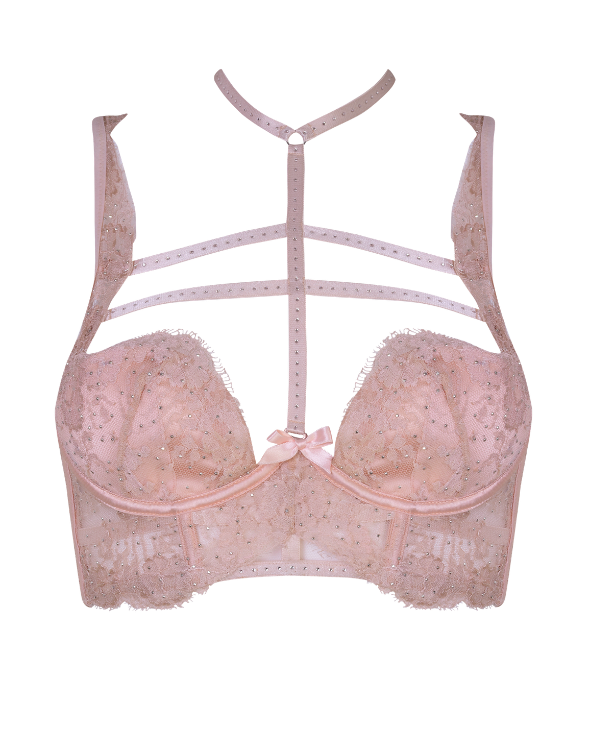 Davinah High Neck Bra Nude | Agent Provocateur