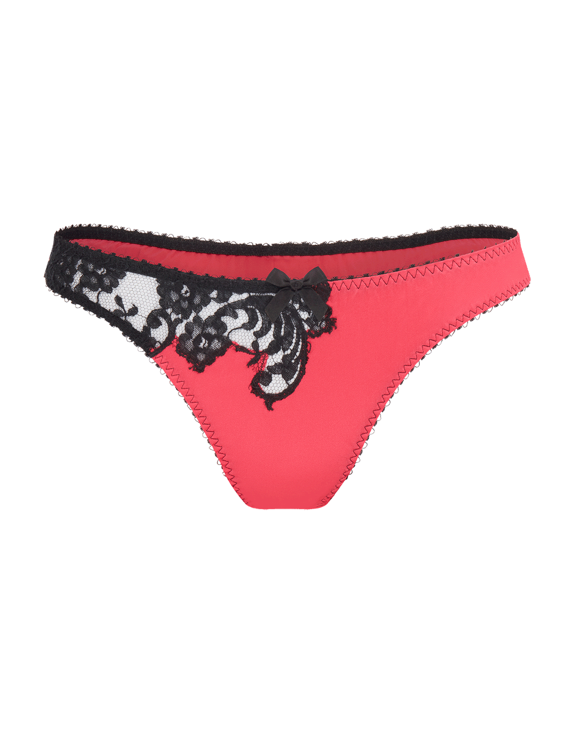 Nayeli Thong Pink/Black | Agent Provocateur