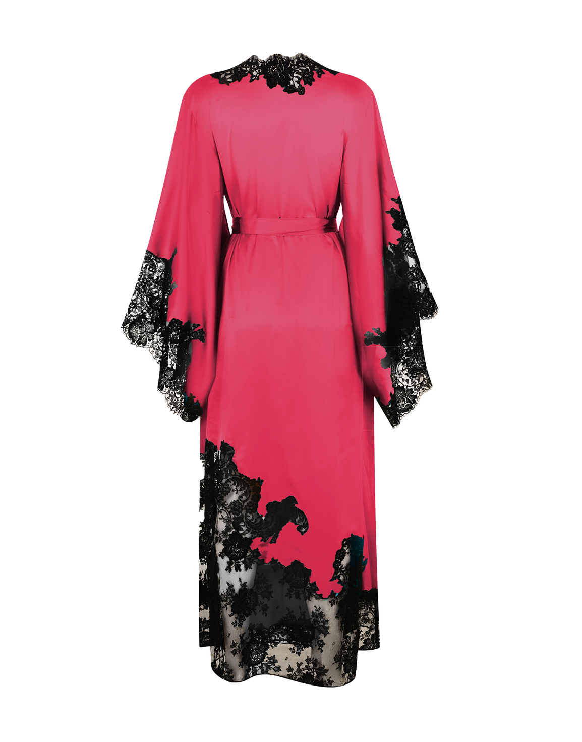 Nayeli Long Kimono Pink/Black | Agent Provocateur