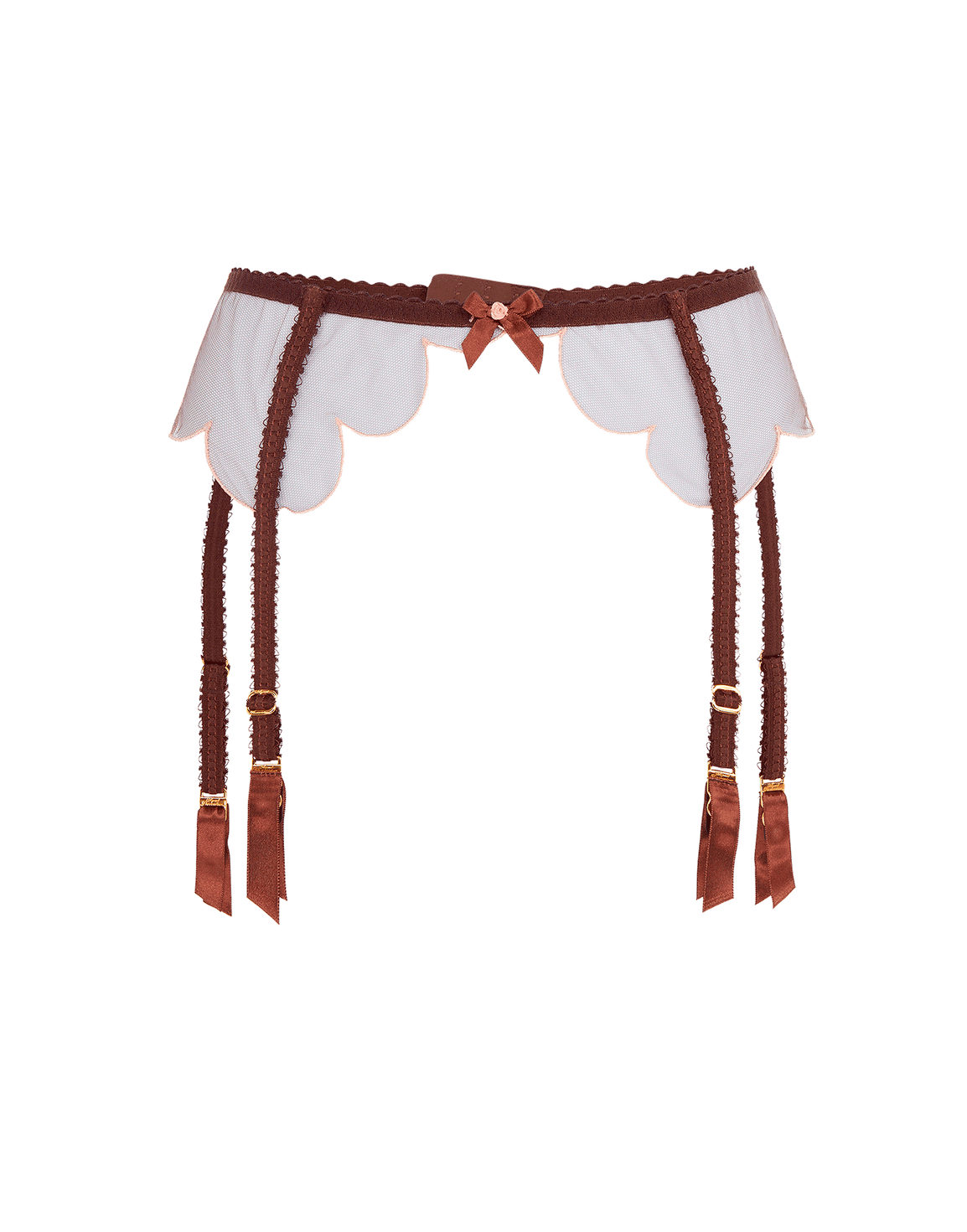 Lorna Suspender Chestnut | Agent Provocateur