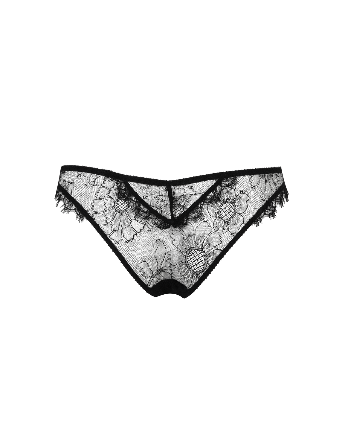 Carli Full Brief Black/Rose Gold | Agent Provocateur